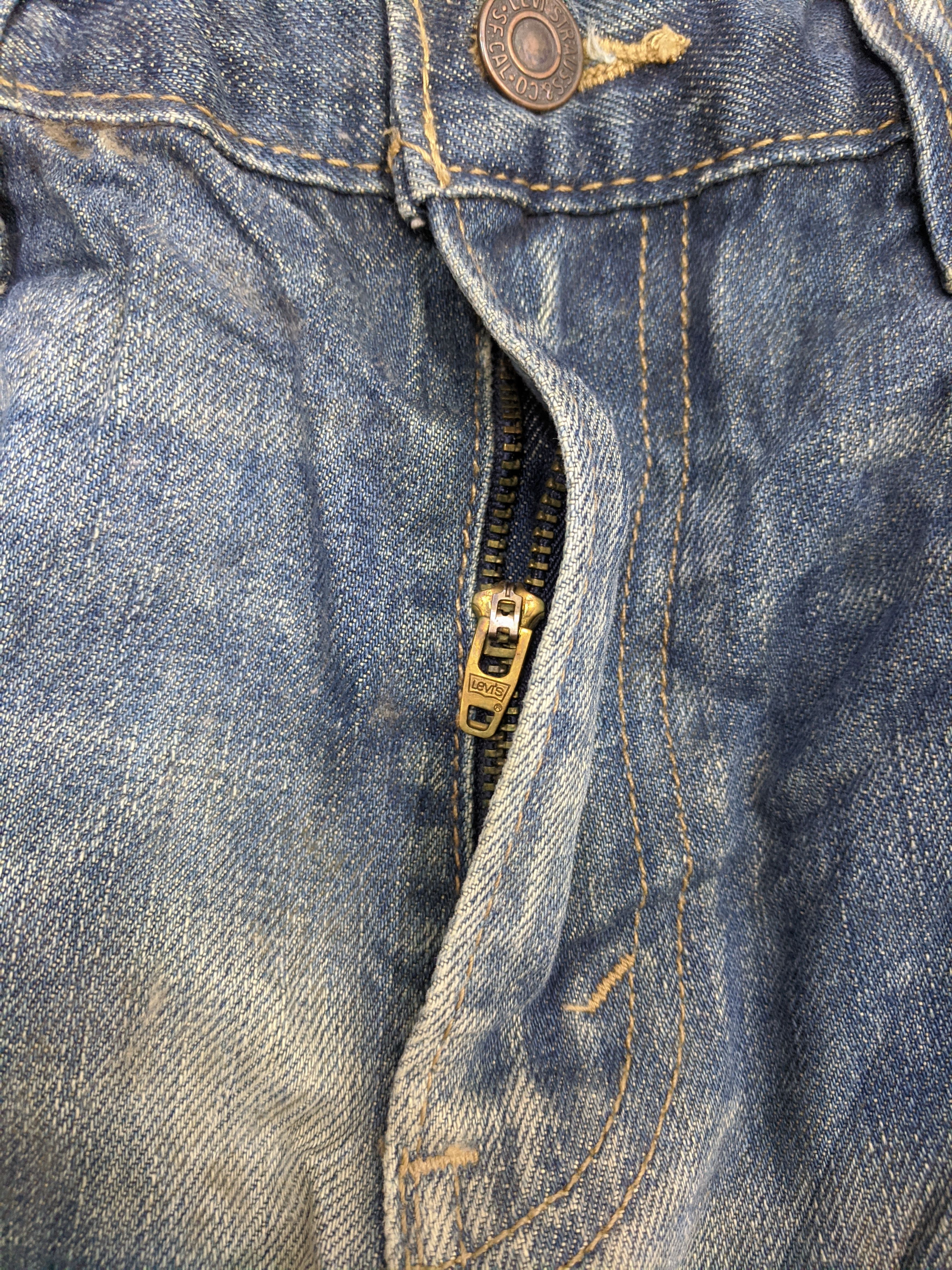 Levi's Vintage Levis 511 Skinny Distressed Jeans DP0750 Size US 33 - 10 Thumbnail