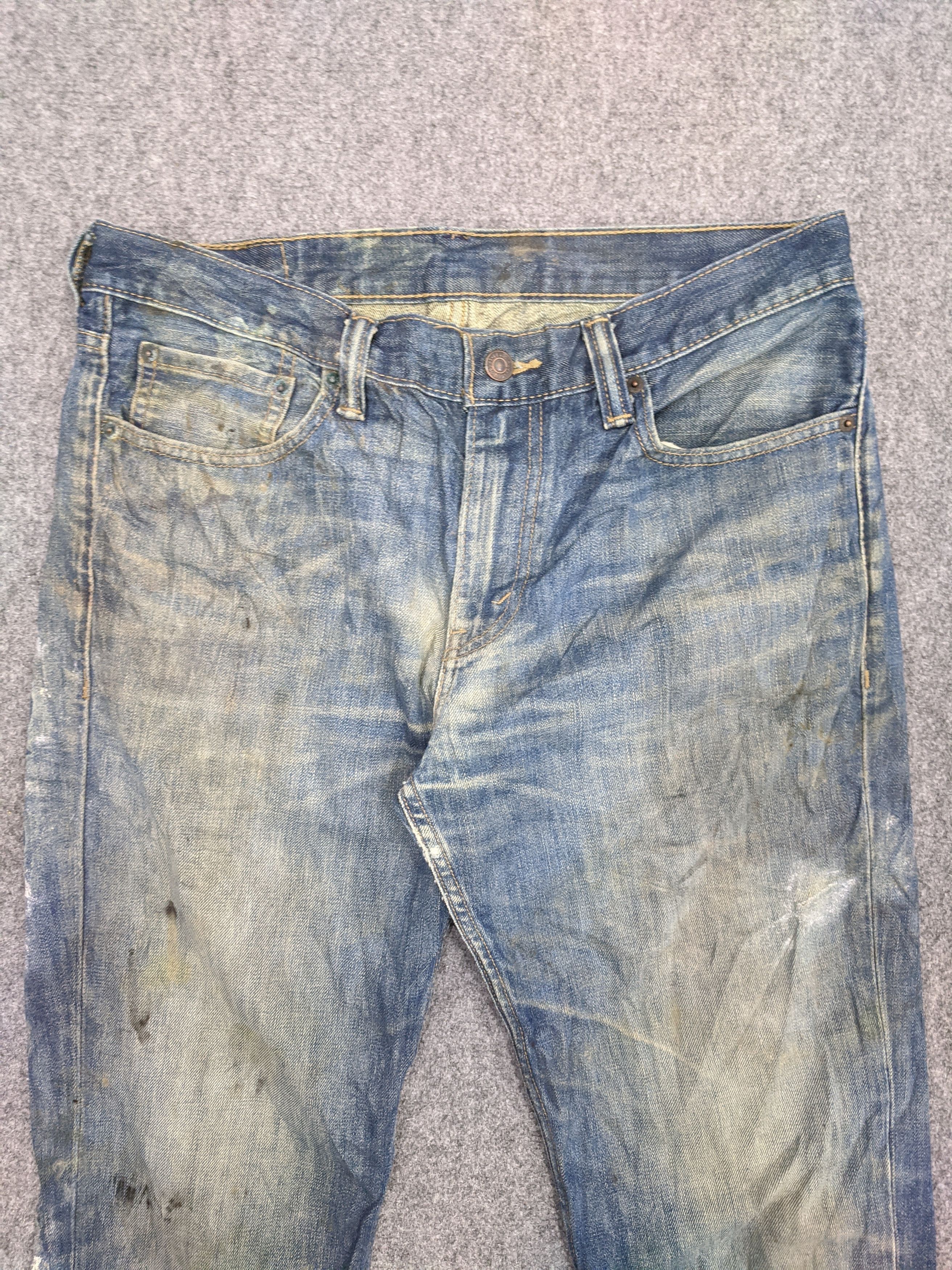 Levi's Vintage Levis 511 Skinny Distressed Jeans DP0750 Size US 33 - 2 Thumbnail
