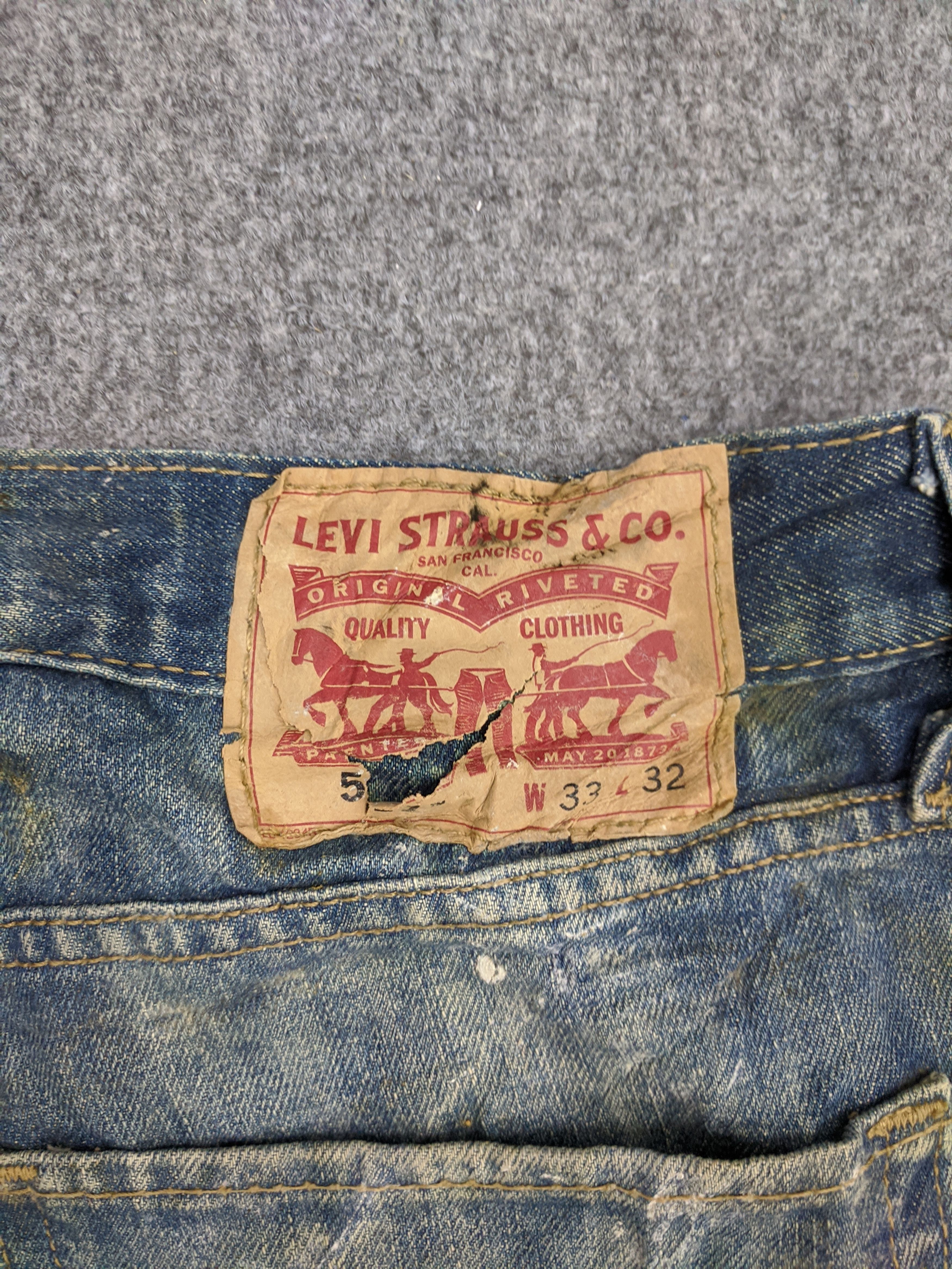 Levi's Vintage Levis 511 Skinny Distressed Jeans DP0750 Size US 33 - 5 Thumbnail
