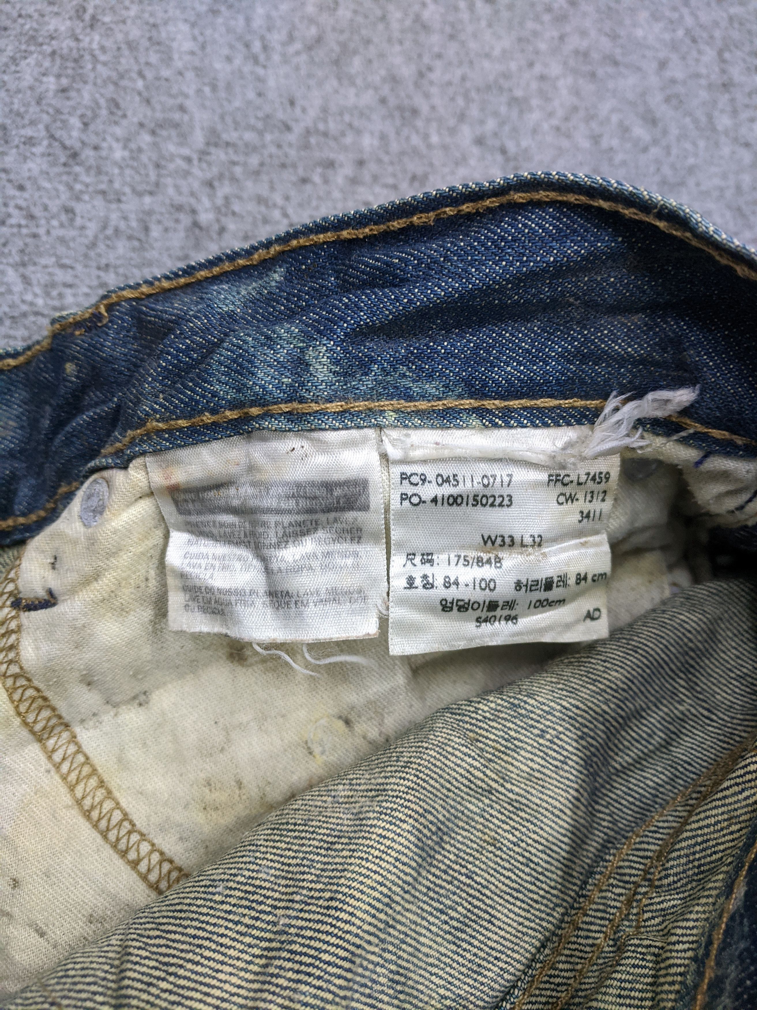 Levi's Vintage Levis 511 Skinny Distressed Jeans DP0750 Size US 33 - 6 Thumbnail