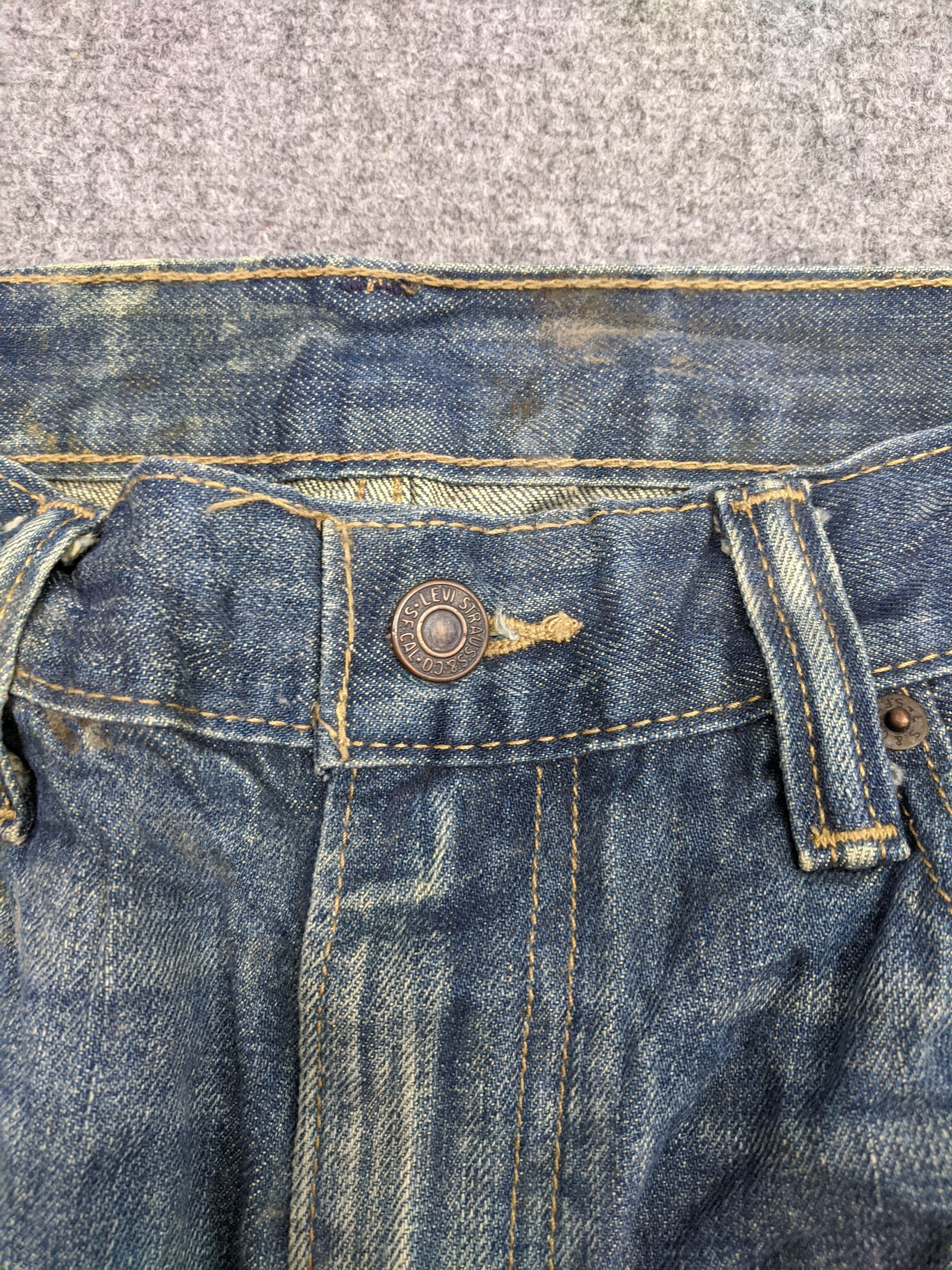 Levi's Vintage Levis 511 Skinny Distressed Jeans DP0750 Size US 33 - 9 Thumbnail
