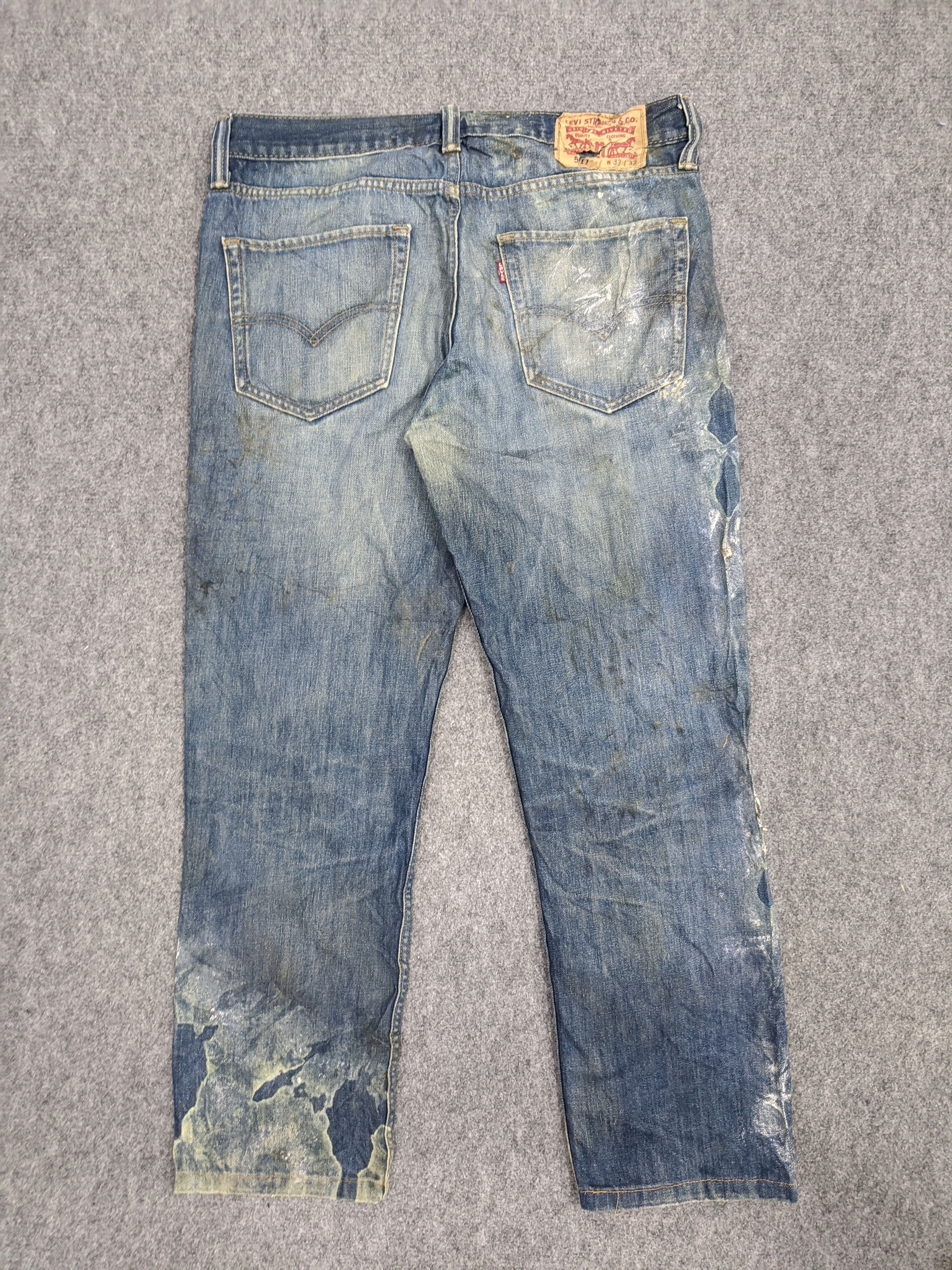 Levi's Vintage Levis 511 Skinny Distressed Jeans DP0750 Size US 33 - 3 Thumbnail
