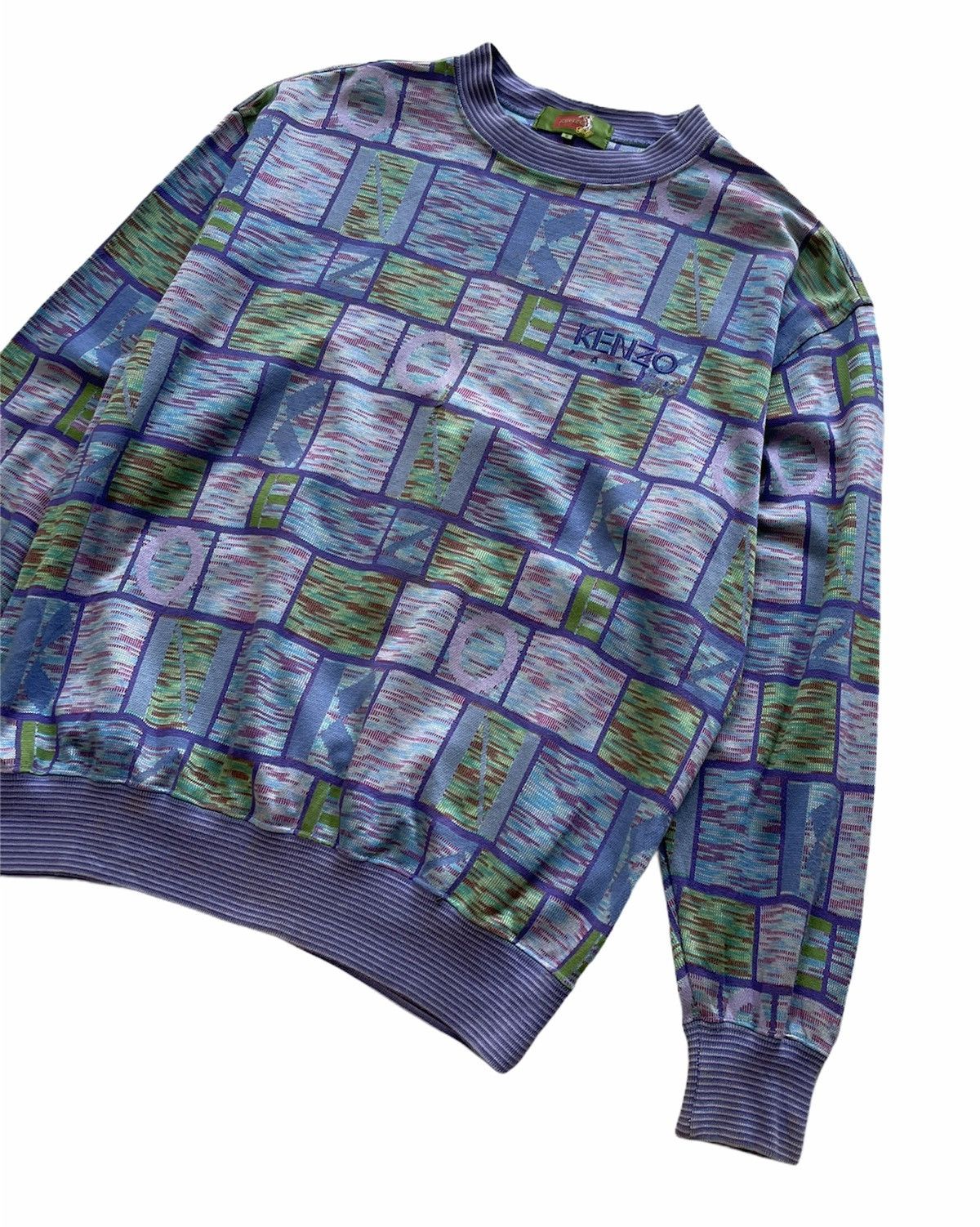 Kenzo KENZO PARIS FULLPRINT SWEATSHIRT Size US L / EU 52-54 / 3 - 3 Thumbnail