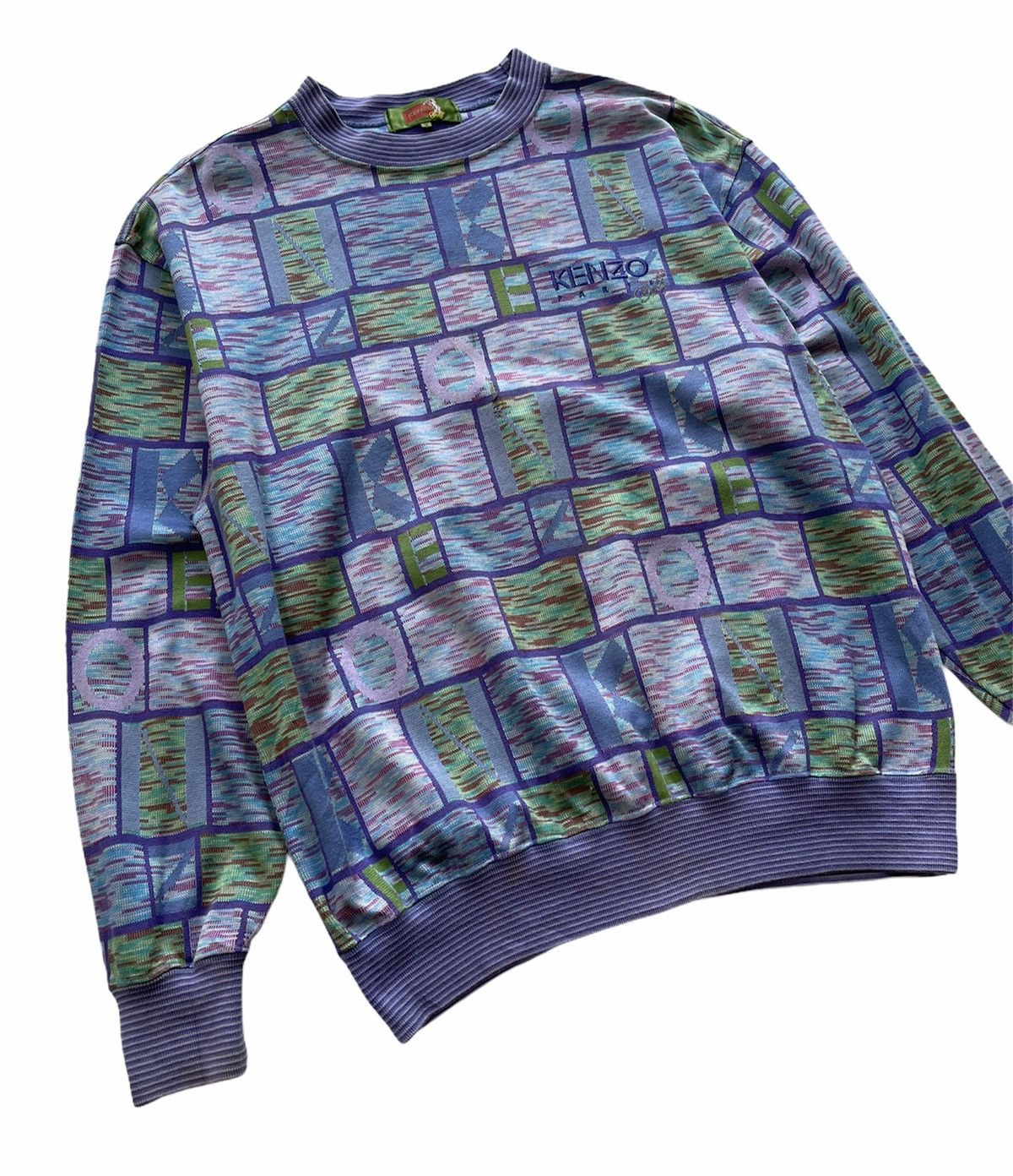 Kenzo KENZO PARIS FULLPRINT SWEATSHIRT Size US L / EU 52-54 / 3 - 4 Thumbnail