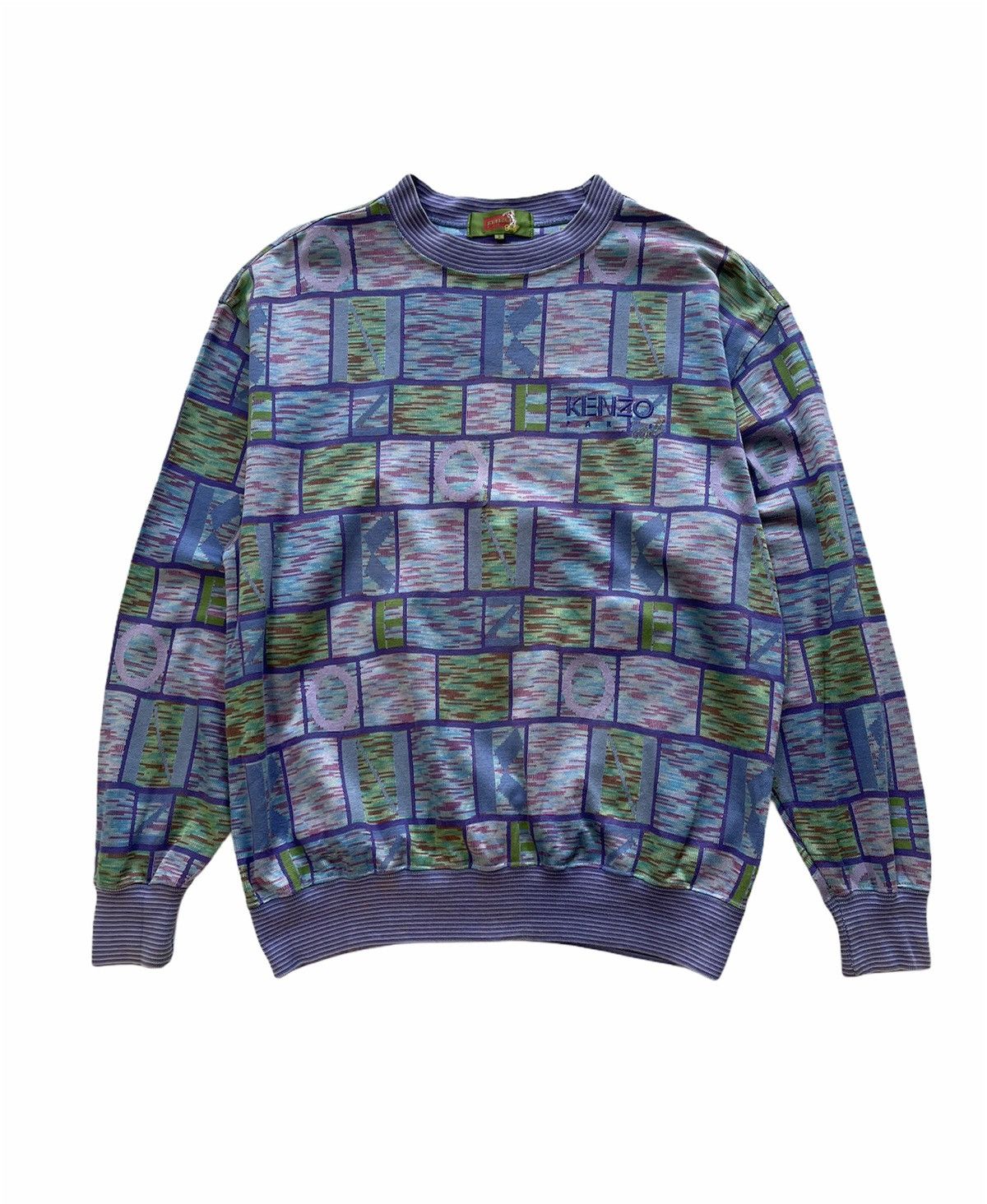 Kenzo KENZO PARIS FULLPRINT SWEATSHIRT Size US L / EU 52-54 / 3 - 1 Thumbnail