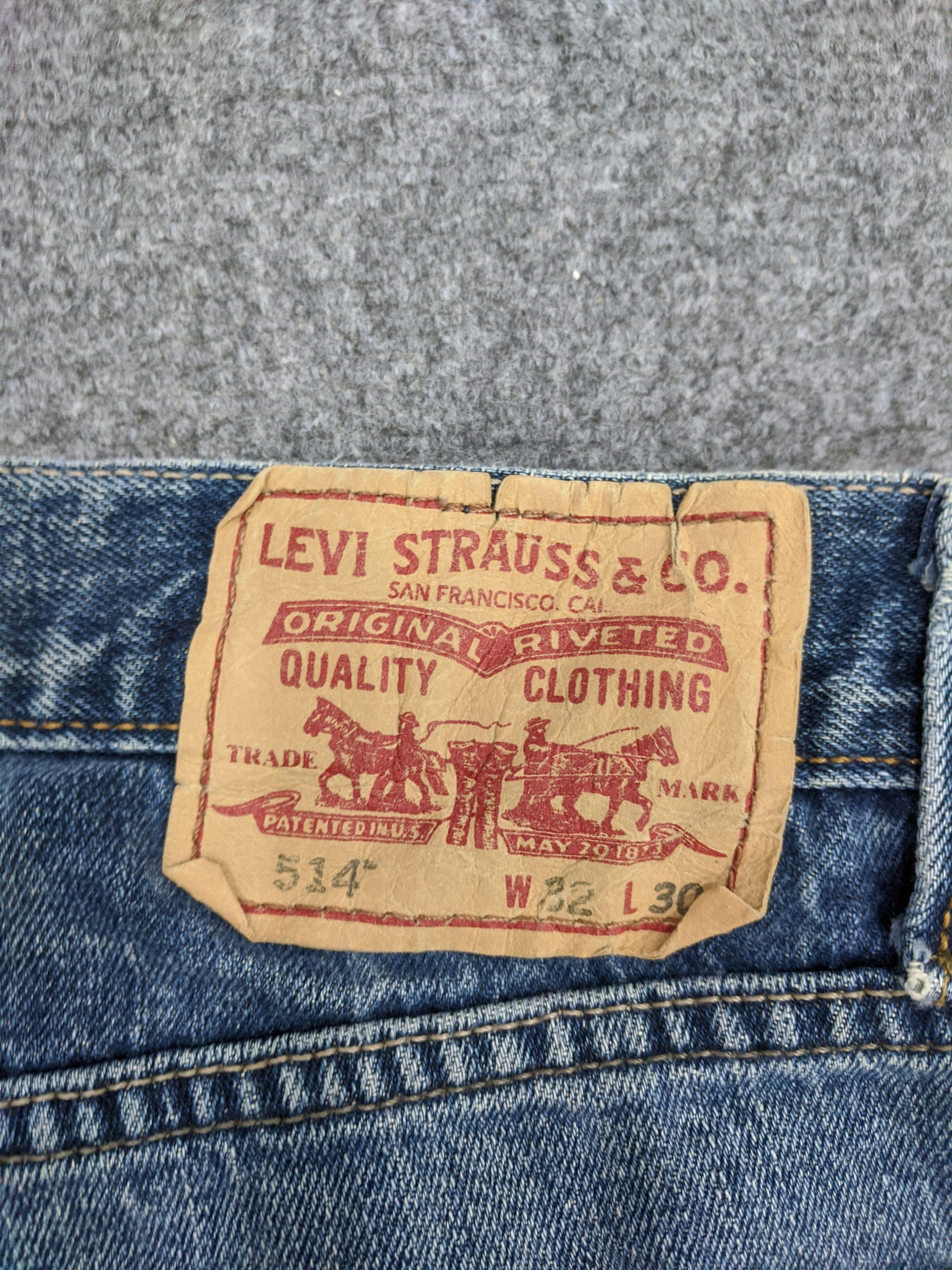 Levi's Vintage Levis 514 Jeans DP0901 Size US 33 - 5 Thumbnail