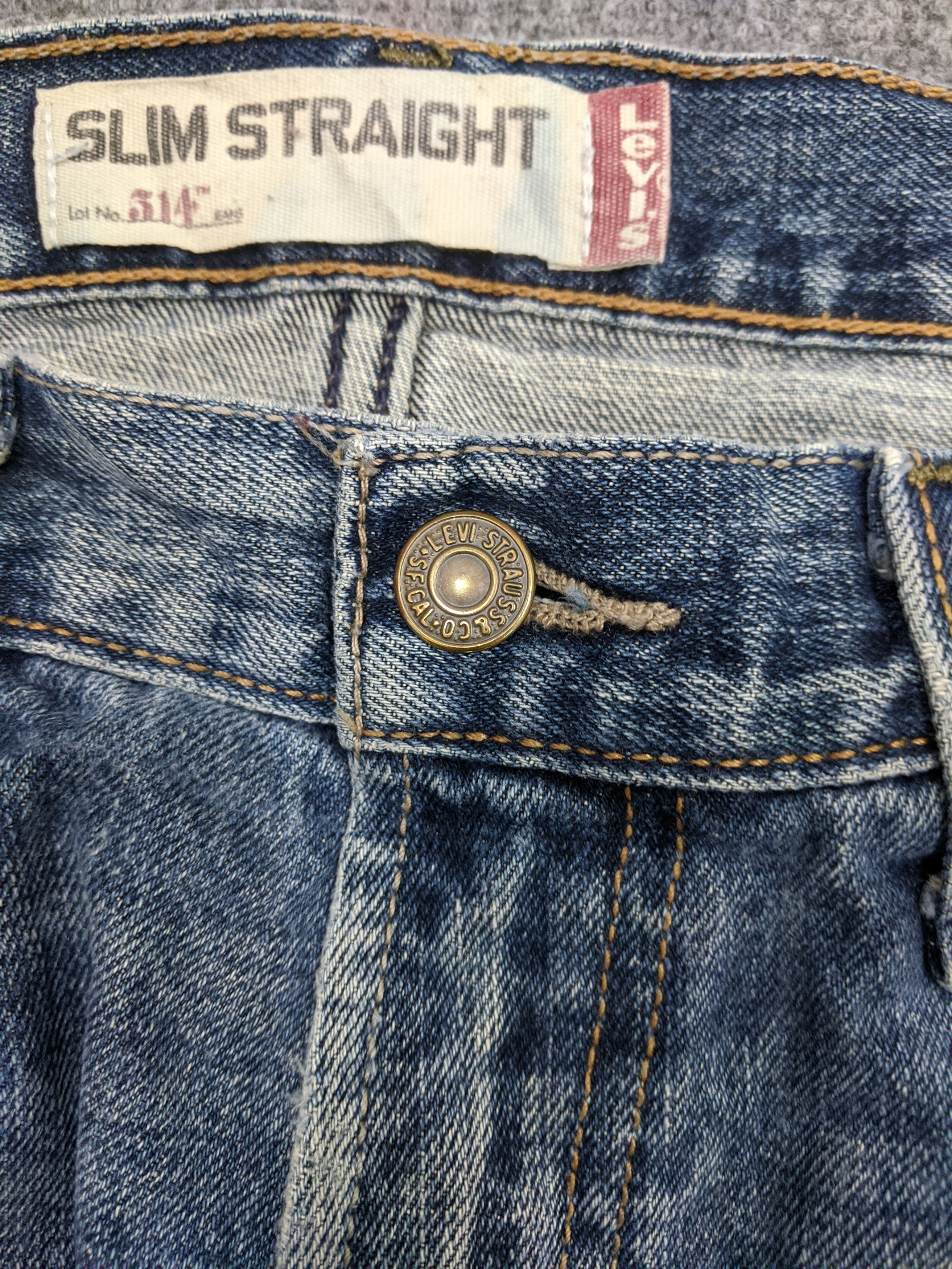 Levi's Vintage Levis 514 Jeans DP0901 Size US 33 - 6 Thumbnail