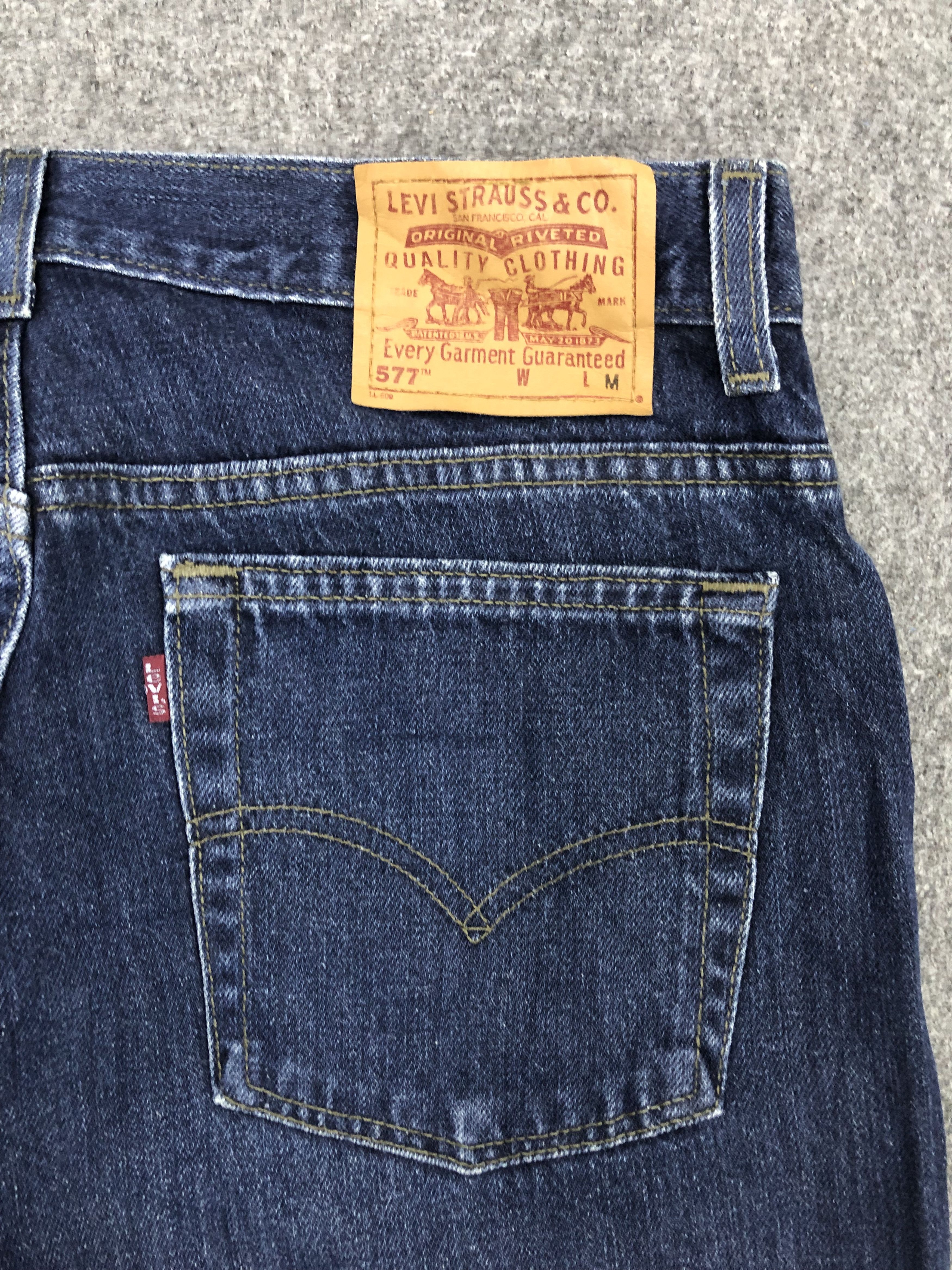 Levi's Vintage Levis 577 Jeans DP1039 Size US 33 - 11 Thumbnail
