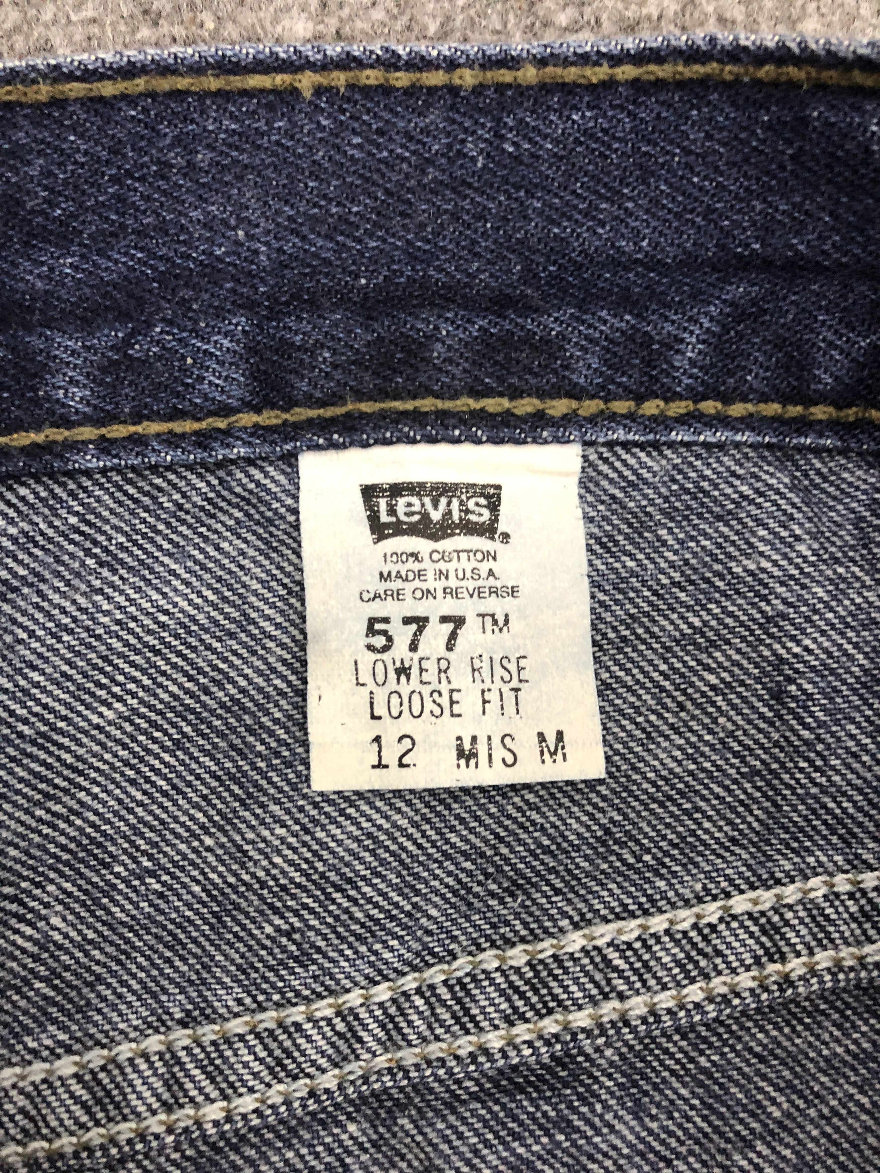 Levi's Vintage Levis 577 Jeans DP1039 Size US 33 - 6 Thumbnail