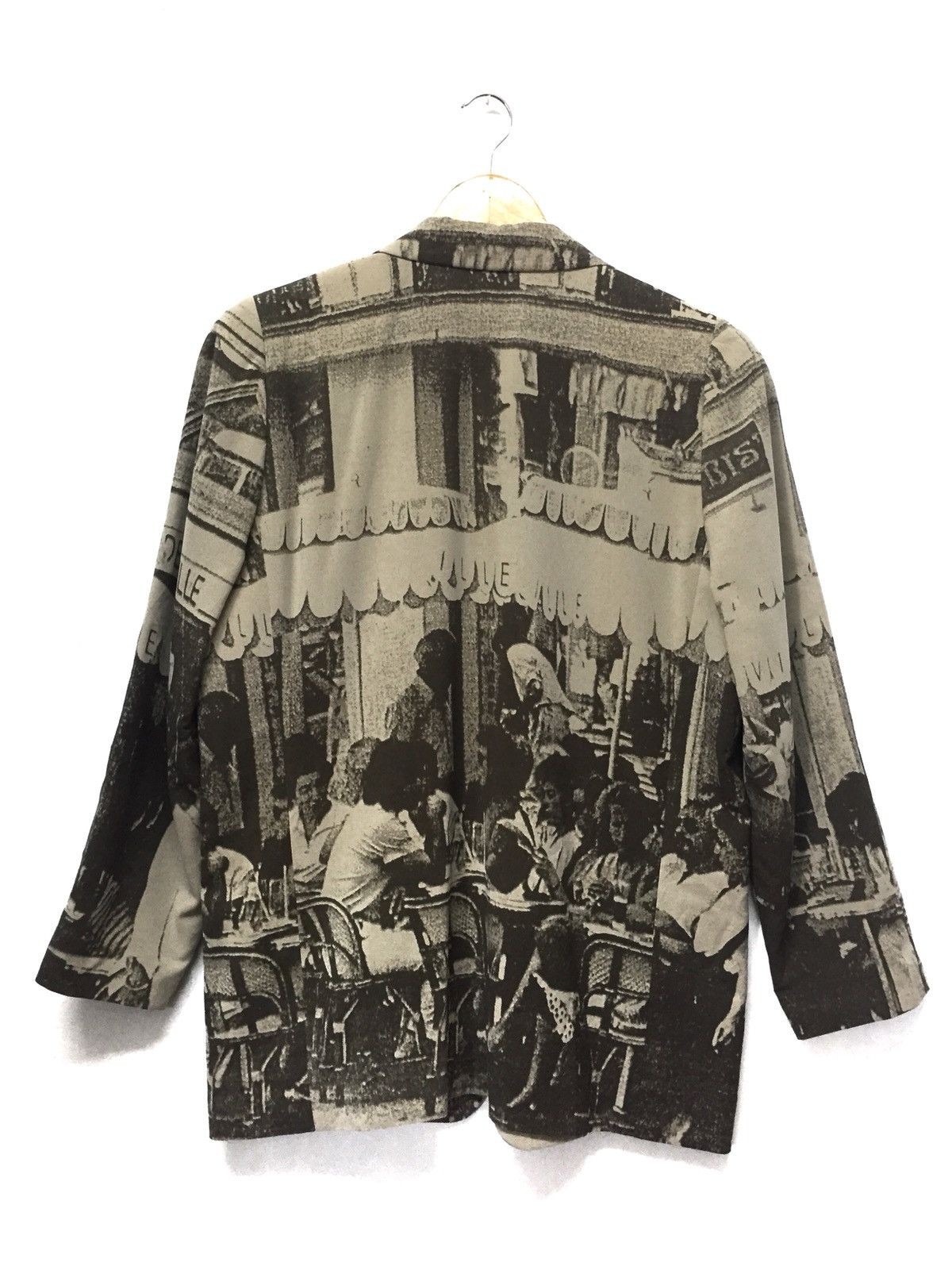 Japanese Brand RARE!!! VINTAGE DEAUVILLE FRANCE LUXURY ART PRINTED JACKET Size US L / EU 52-54 / 3 - 3 Thumbnail