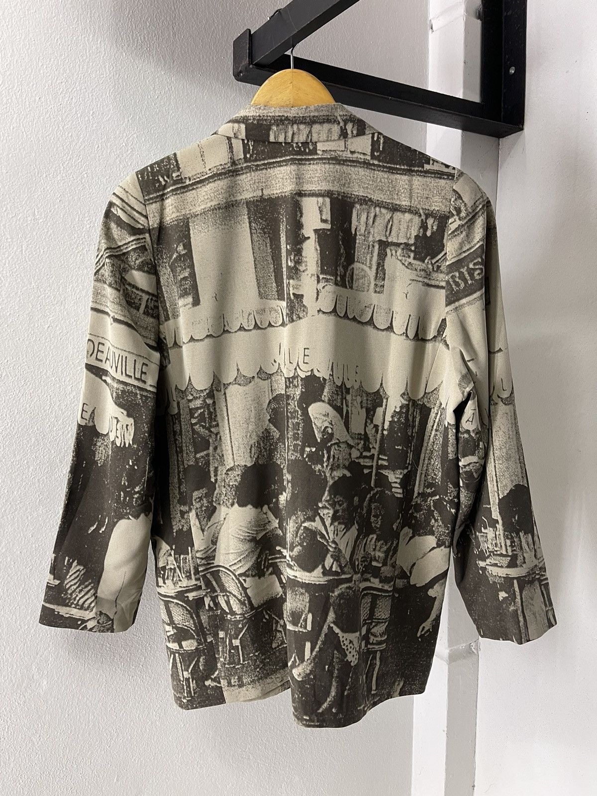 Japanese Brand RARE!!! VINTAGE DEAUVILLE FRANCE LUXURY ART PRINTED JACKET Size US L / EU 52-54 / 3 - 8 Thumbnail