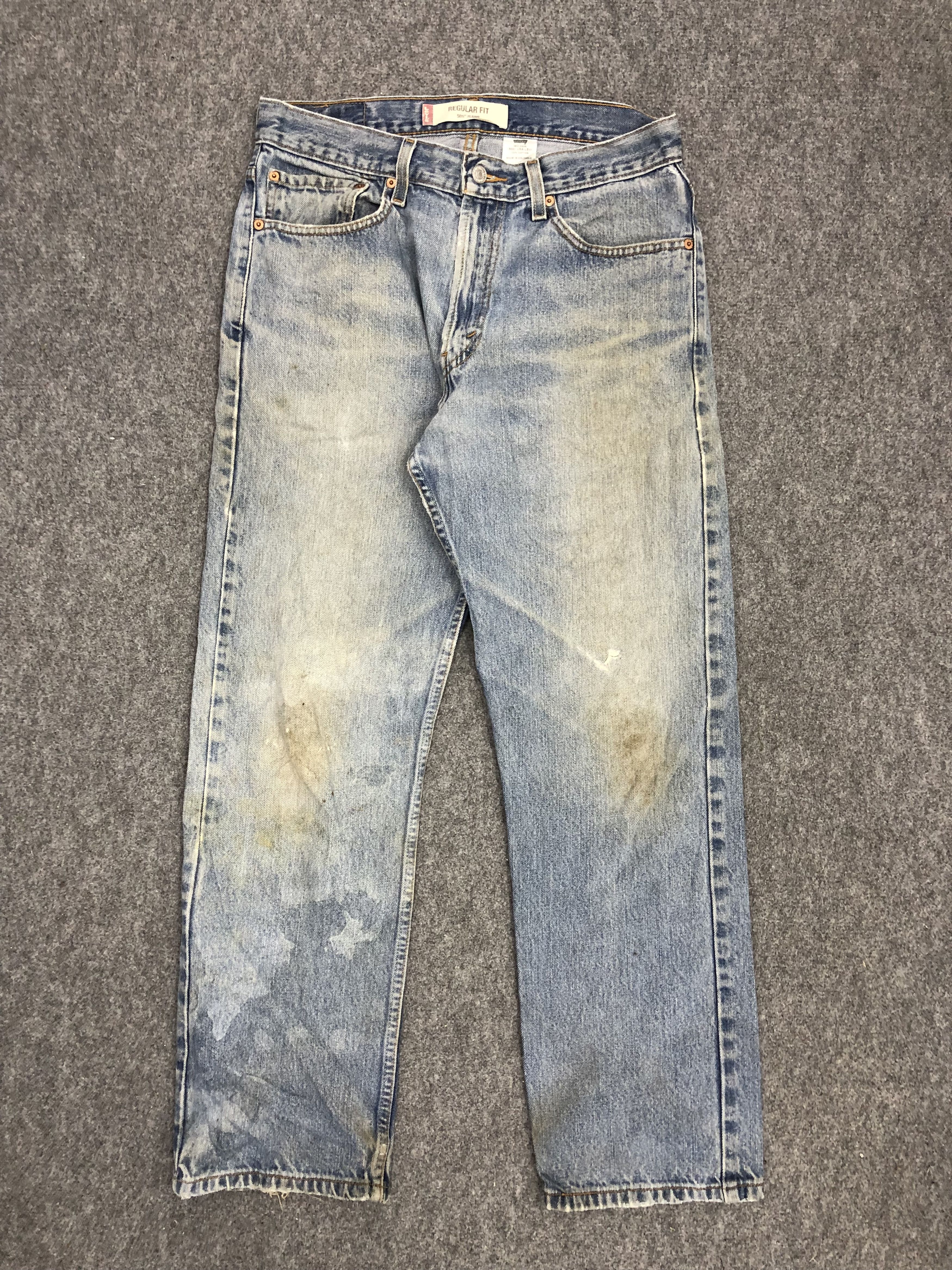 Levi's Vintage Levis 505 Light Wash Jeans DP1295 Size US 33 - 1 Thumbnail