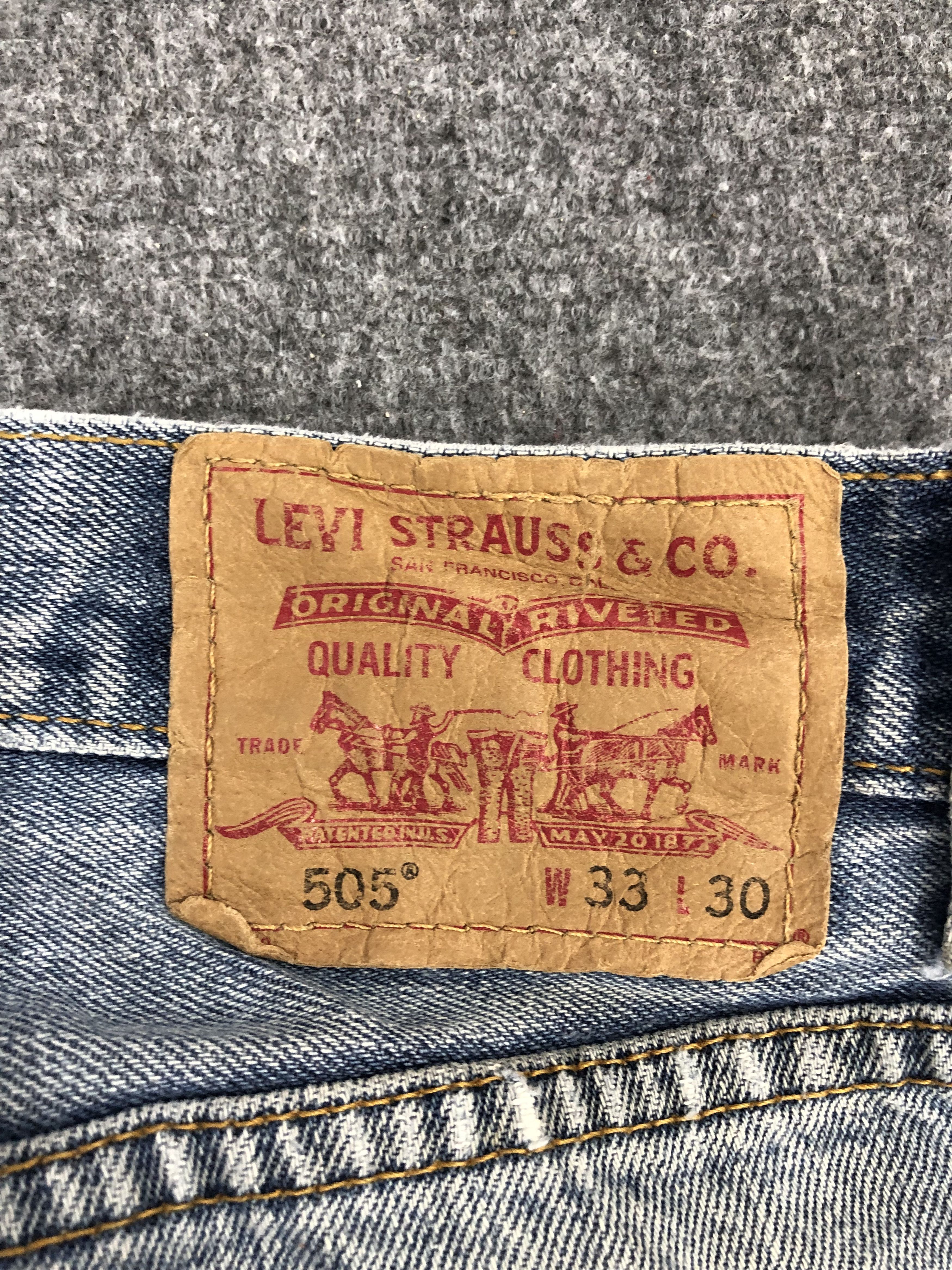Levi's Vintage Levis 505 Light Wash Jeans DP1295 Size US 33 - 5 Thumbnail