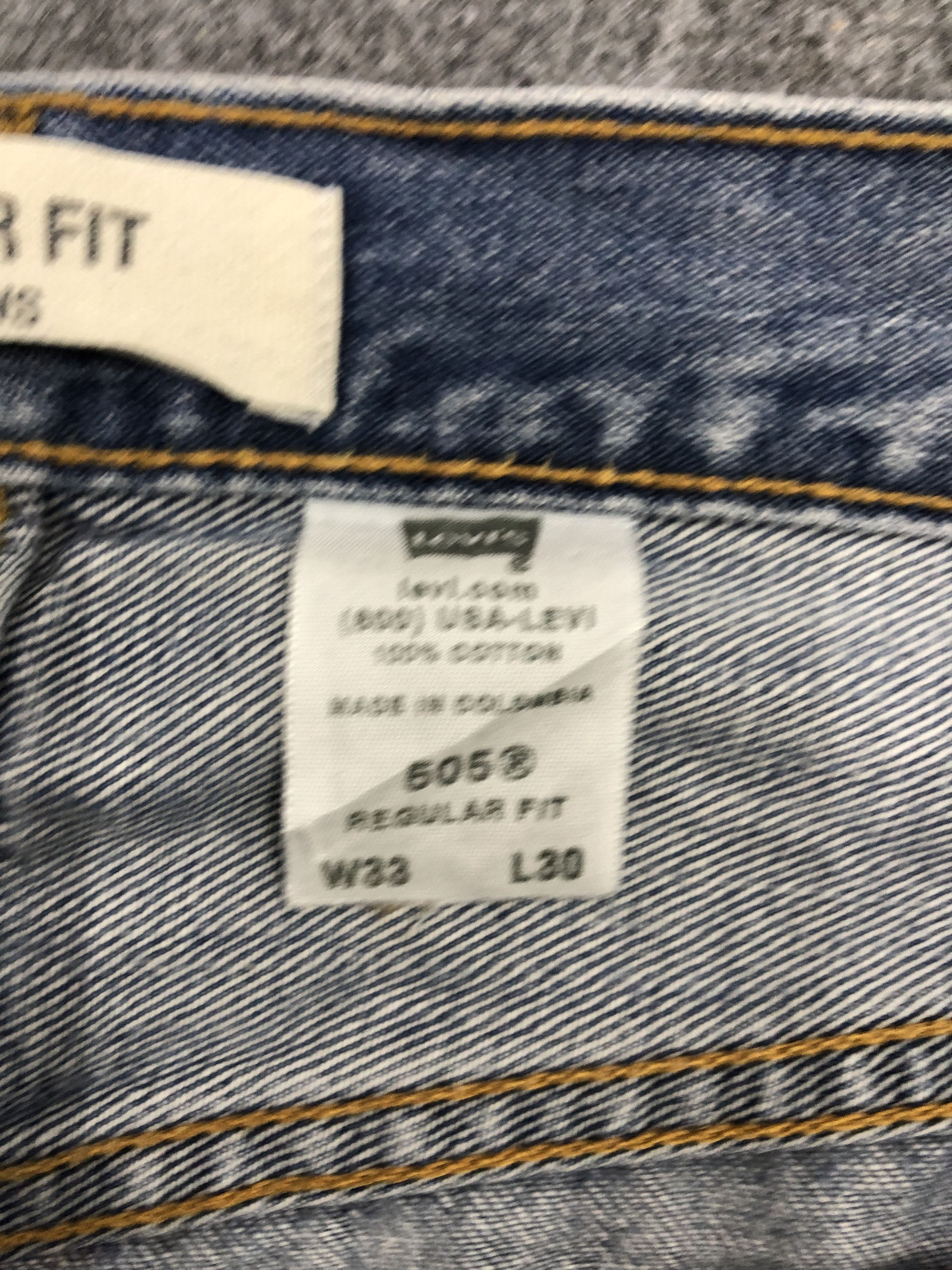Levi's Vintage Levis 505 Light Wash Jeans DP1295 Size US 33 - 6 Thumbnail