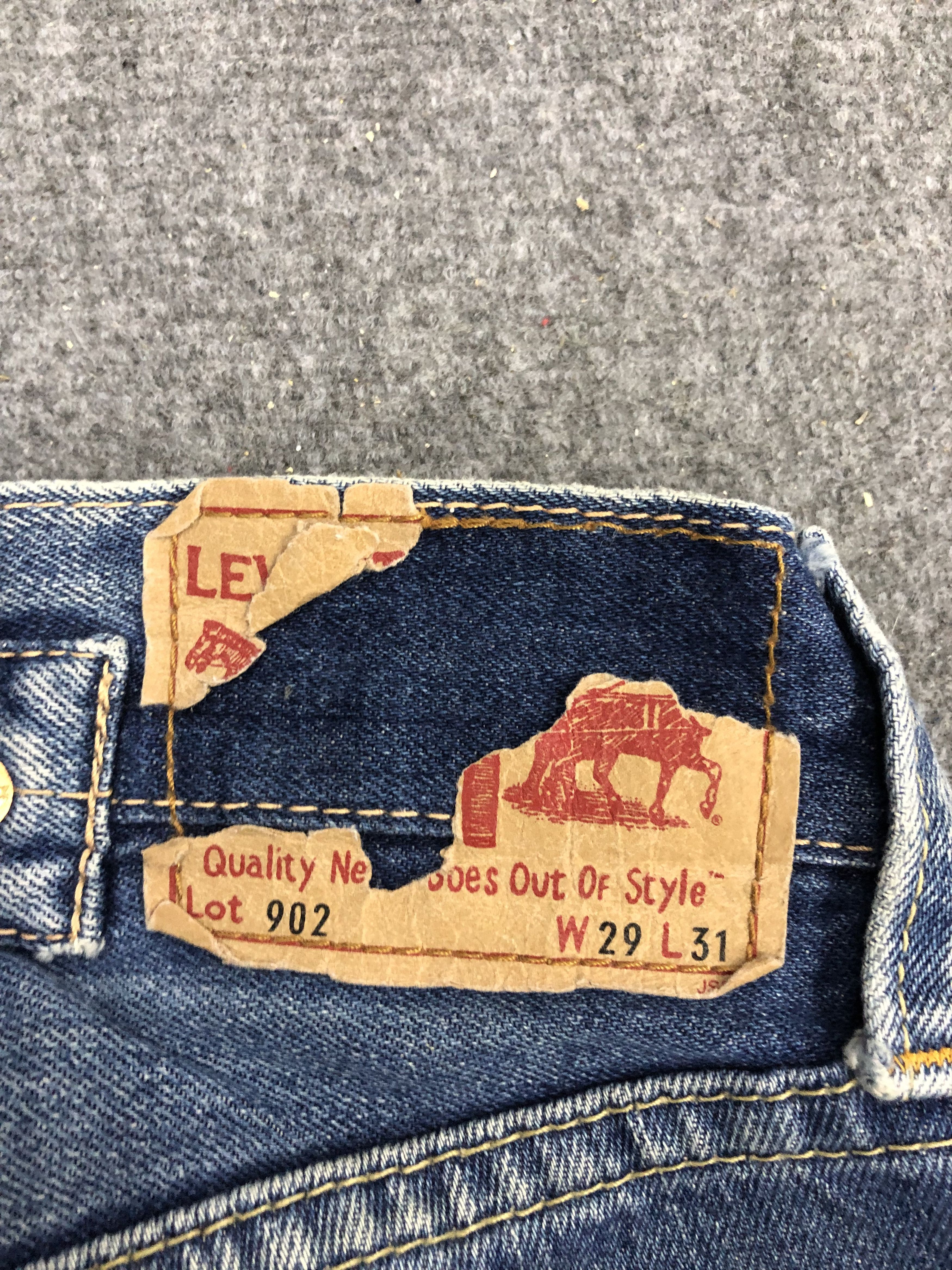 Levi's Vintage Levis 902 Light Wash Jeans DP1261 Size US 33 - 5 Thumbnail