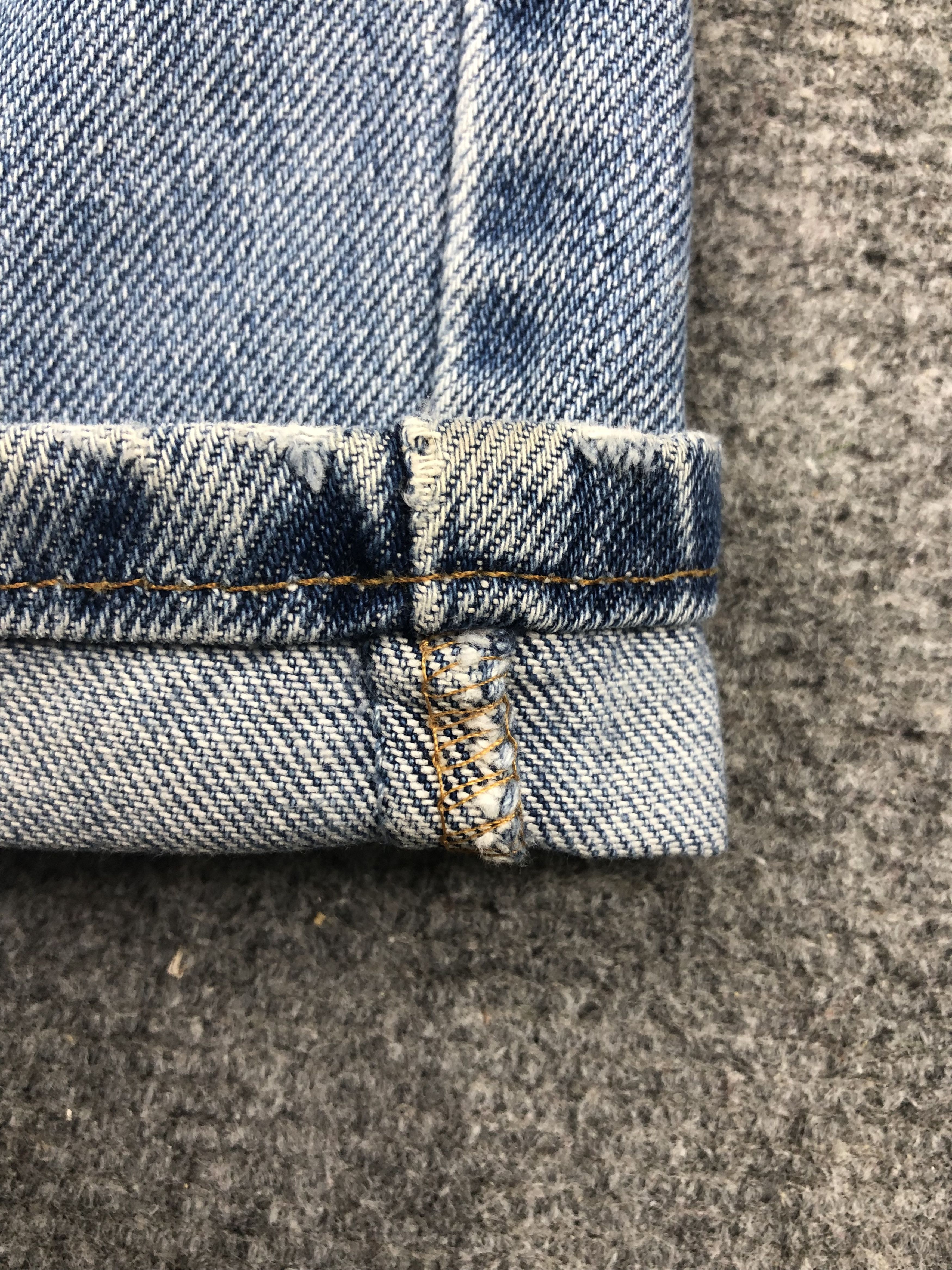Levi's × Vintage Vintage 90s Levis 505 Faded Blue Jeans DP1548 Size US 33 - 9 Thumbnail
