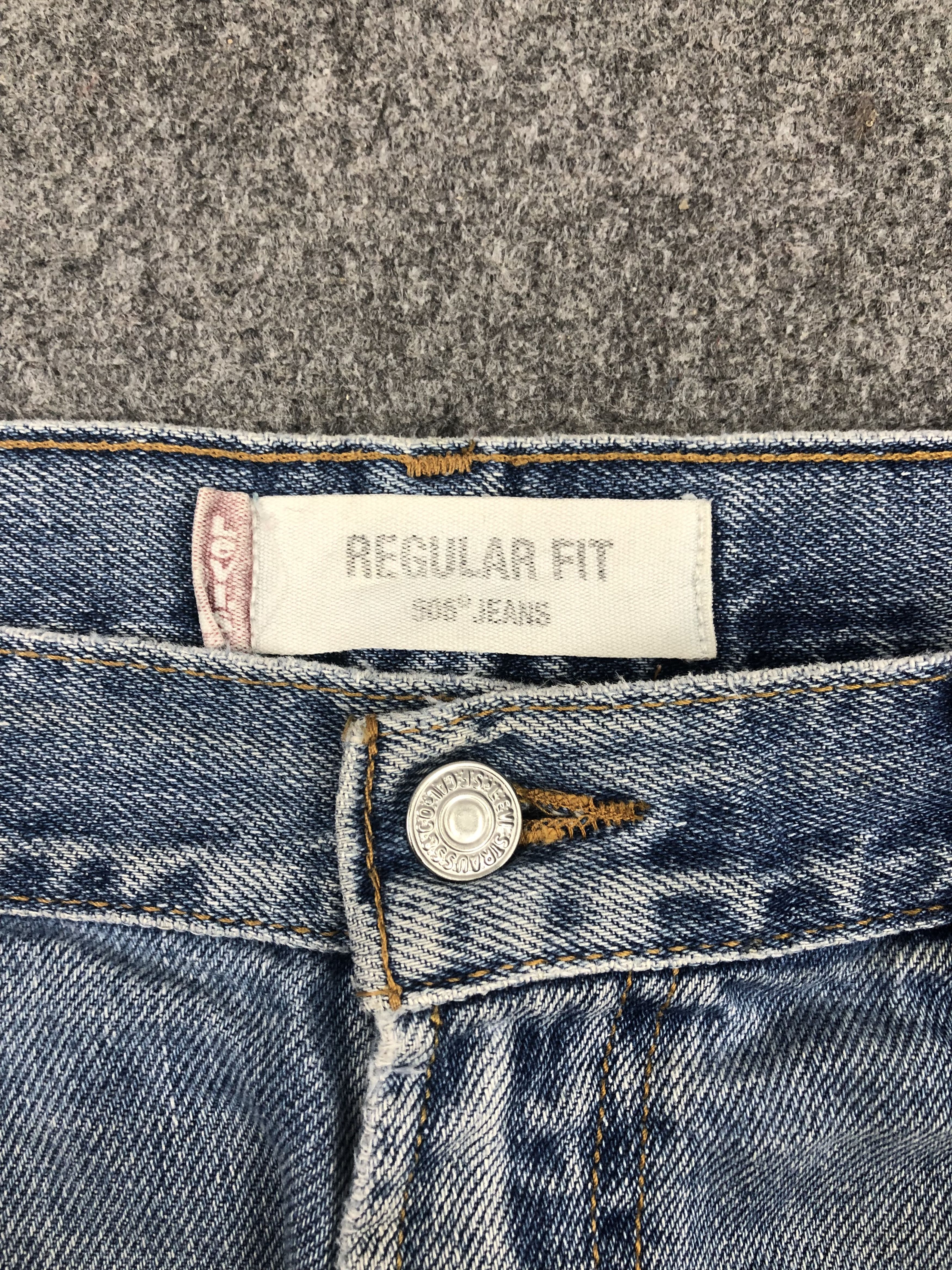 Levi's × Vintage Vintage 90s Levis 505 Faded Blue Jeans DP1548 Size US 33 - 10 Thumbnail