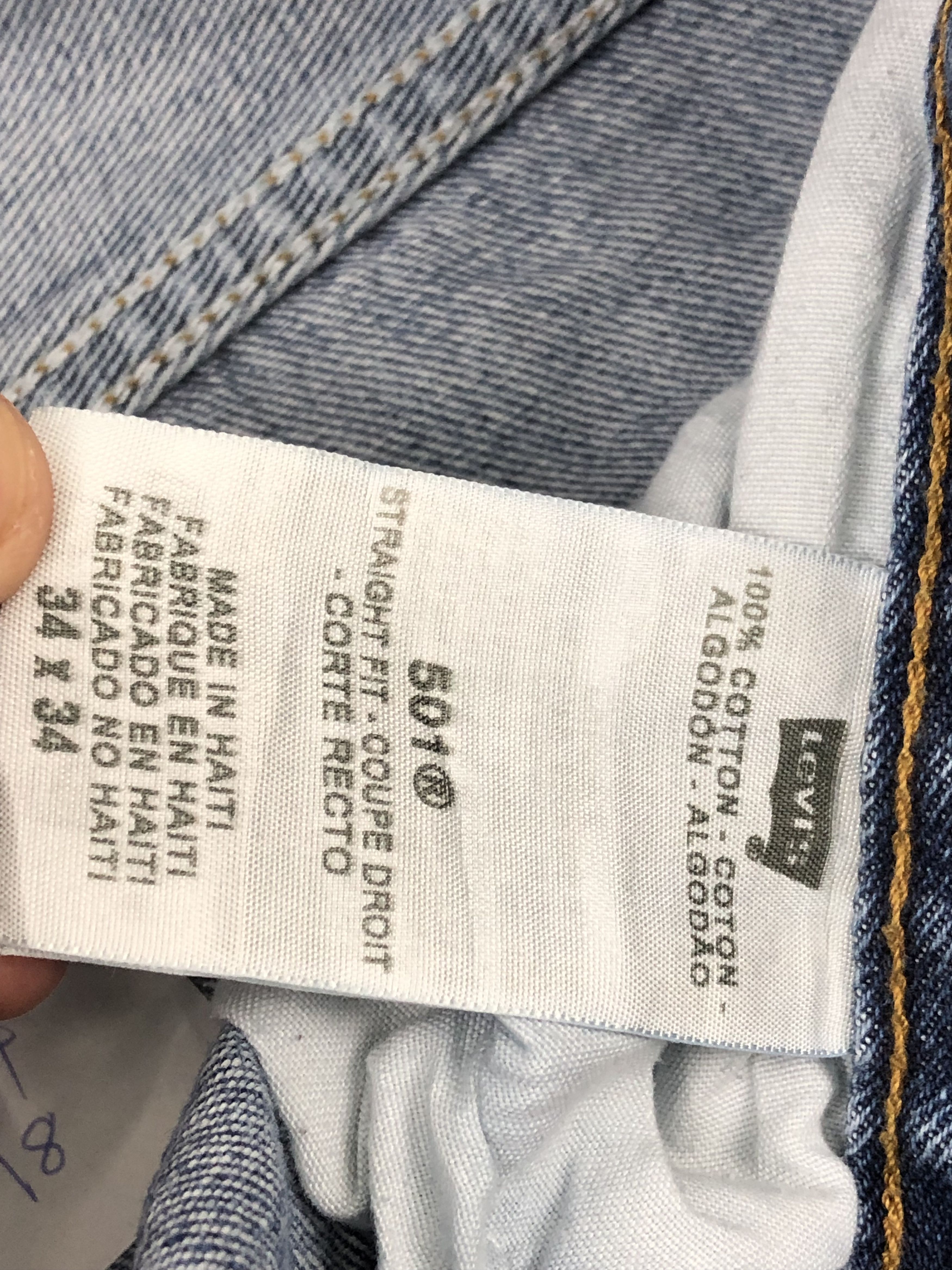 Levi's Vintage Levis 501 Jeans DP1563 Size US 33 - 7 Thumbnail