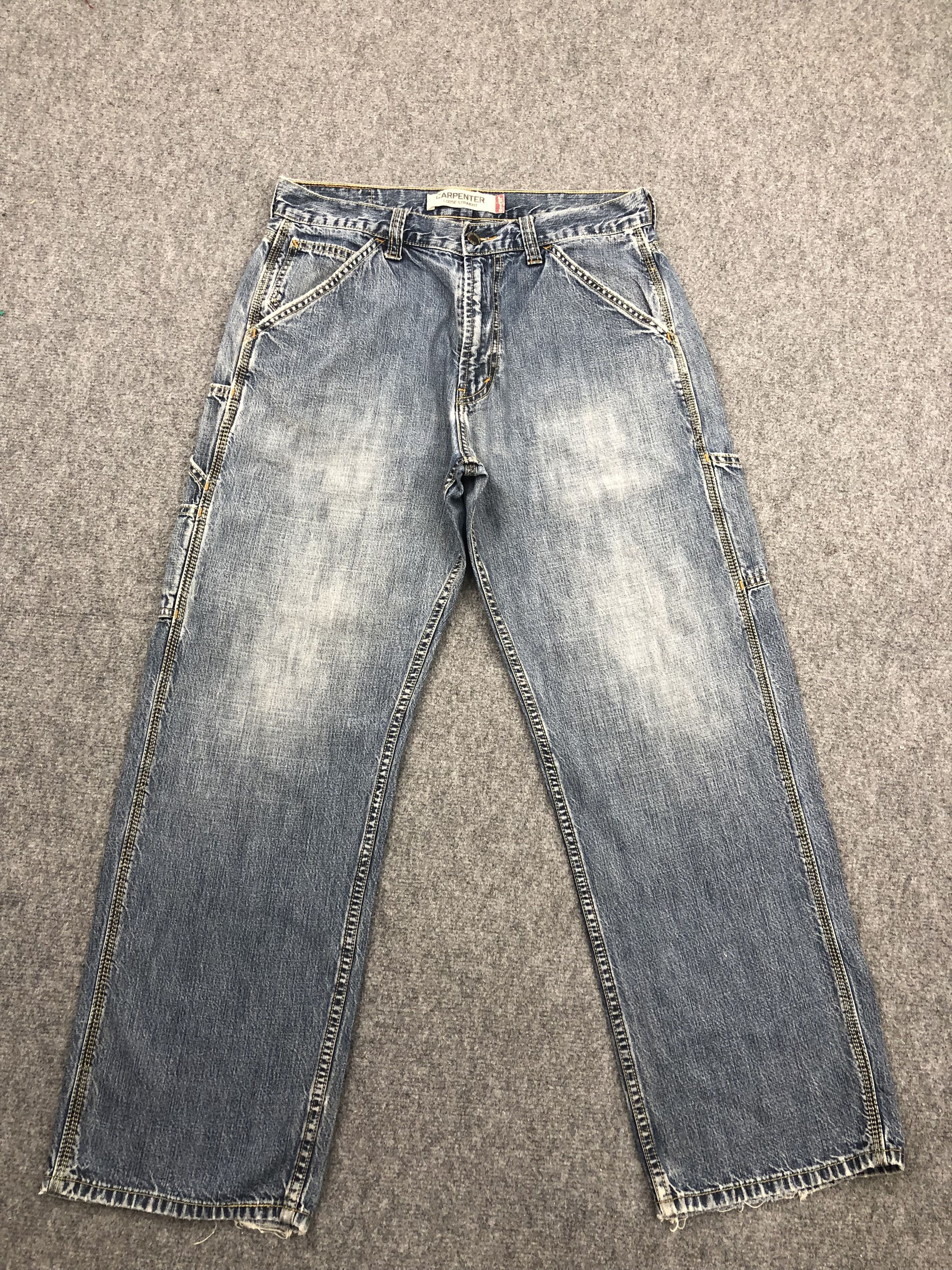 Levi's × Vintage Vintage Levis Carpenter Faded Jeans DP1572 Size US 33 - 1 Thumbnail