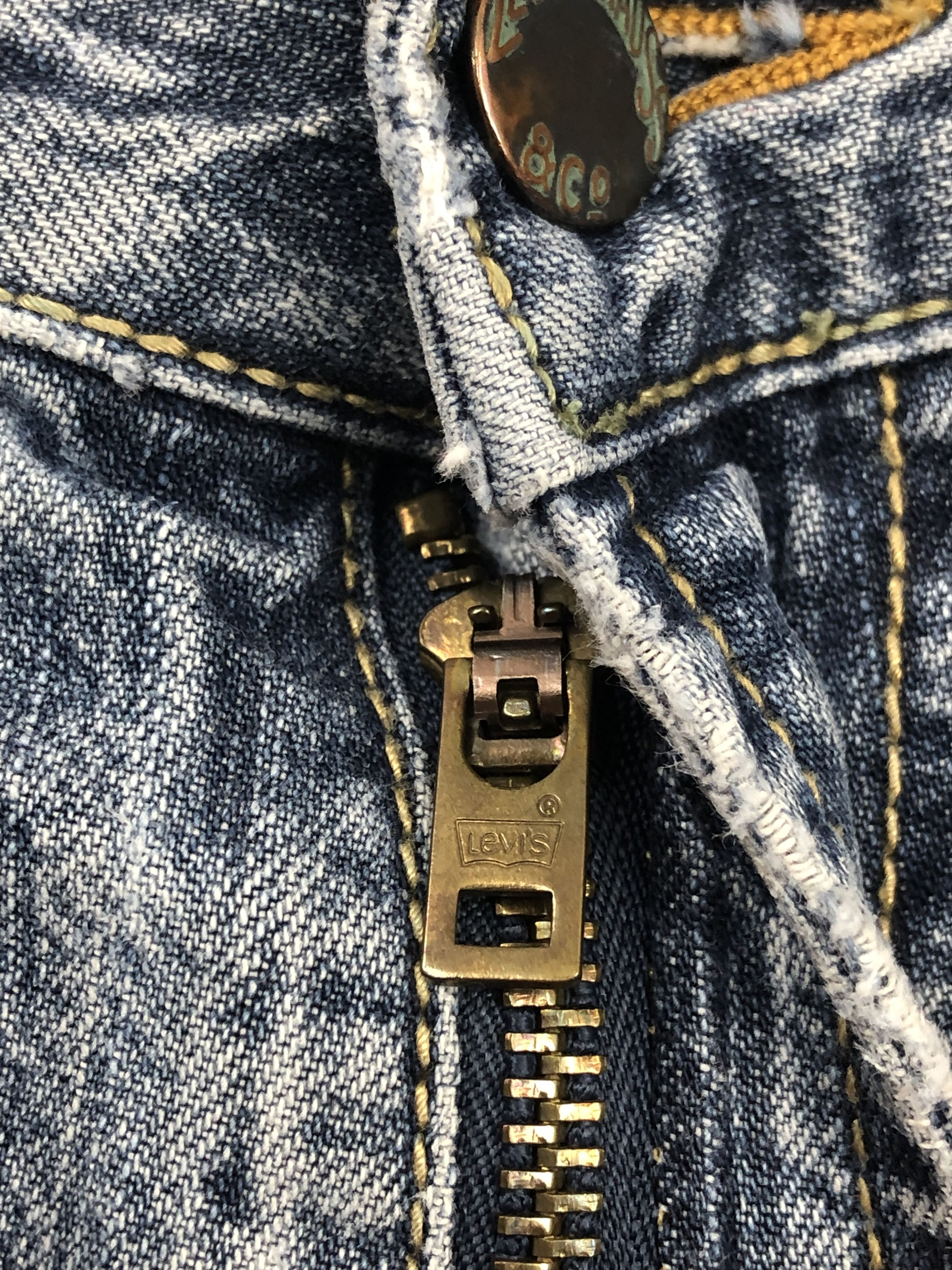 Levi's × Vintage Vintage Levis Carpenter Faded Jeans DP1572 Size US 33 - 10 Thumbnail