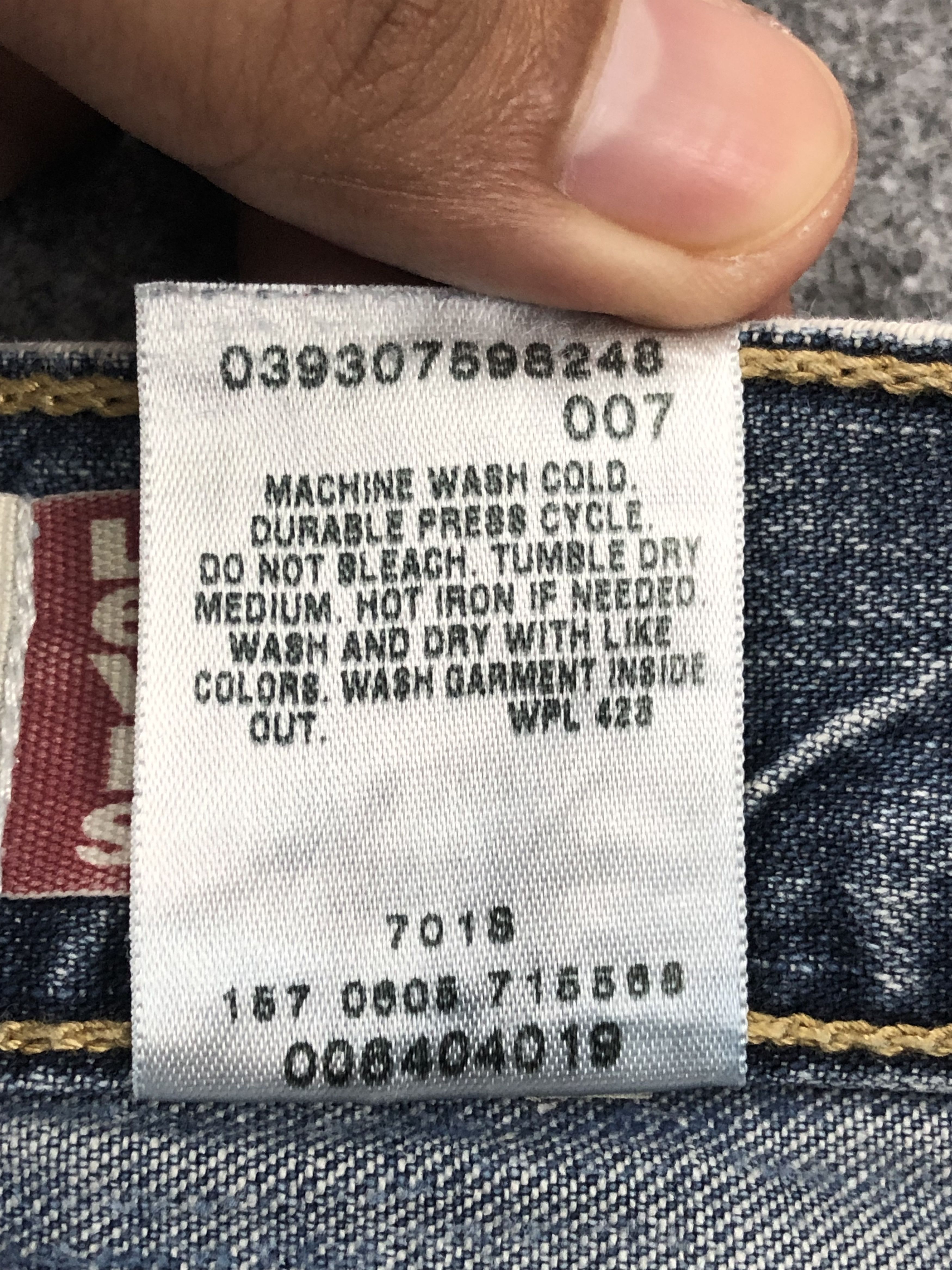 Levi's × Vintage Vintage Levis Carpenter Faded Jeans DP1572 Size US 33 - 6 Thumbnail