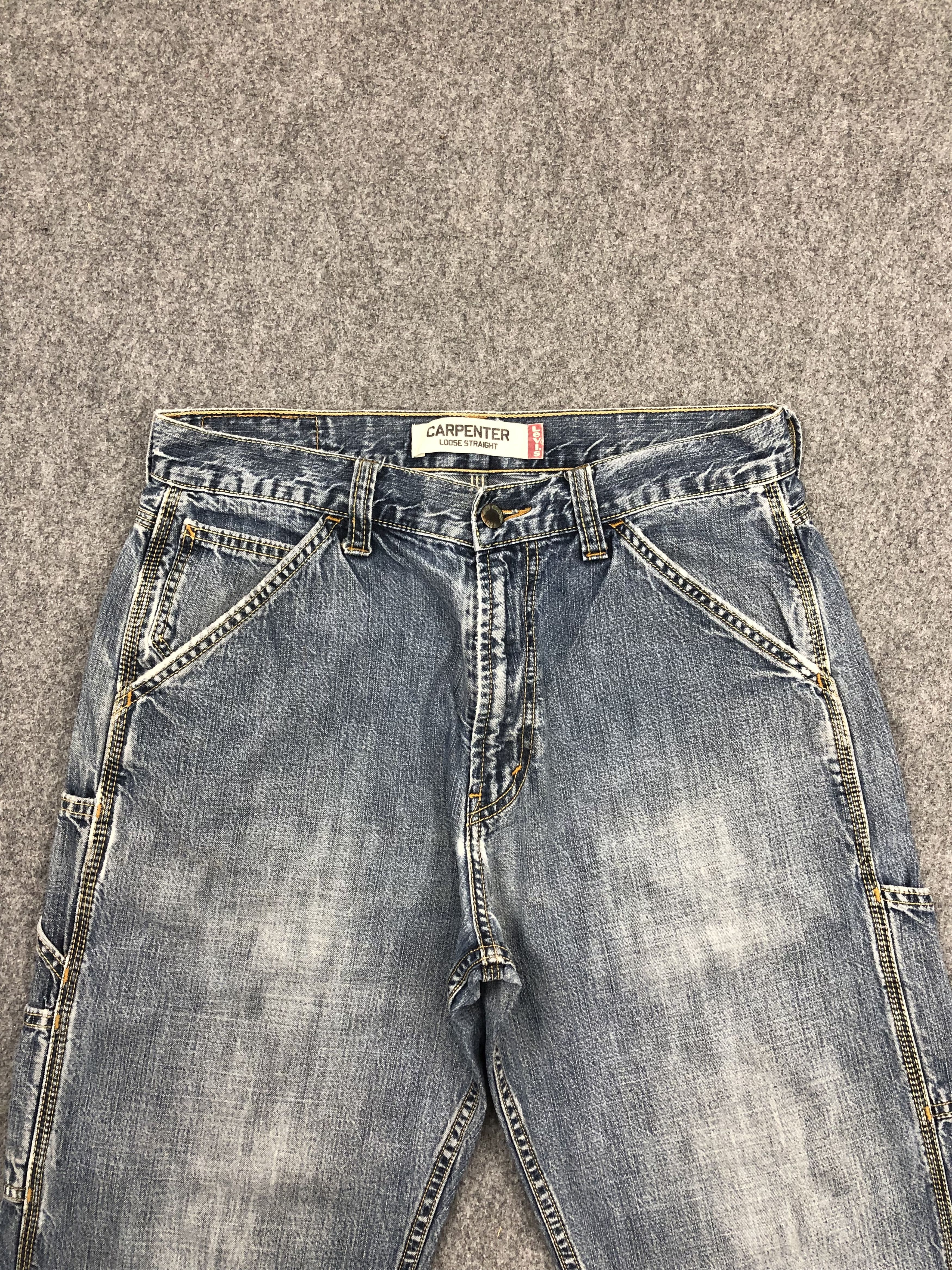 Levi's × Vintage Vintage Levis Carpenter Faded Jeans DP1572 Size US 33 - 2 Thumbnail