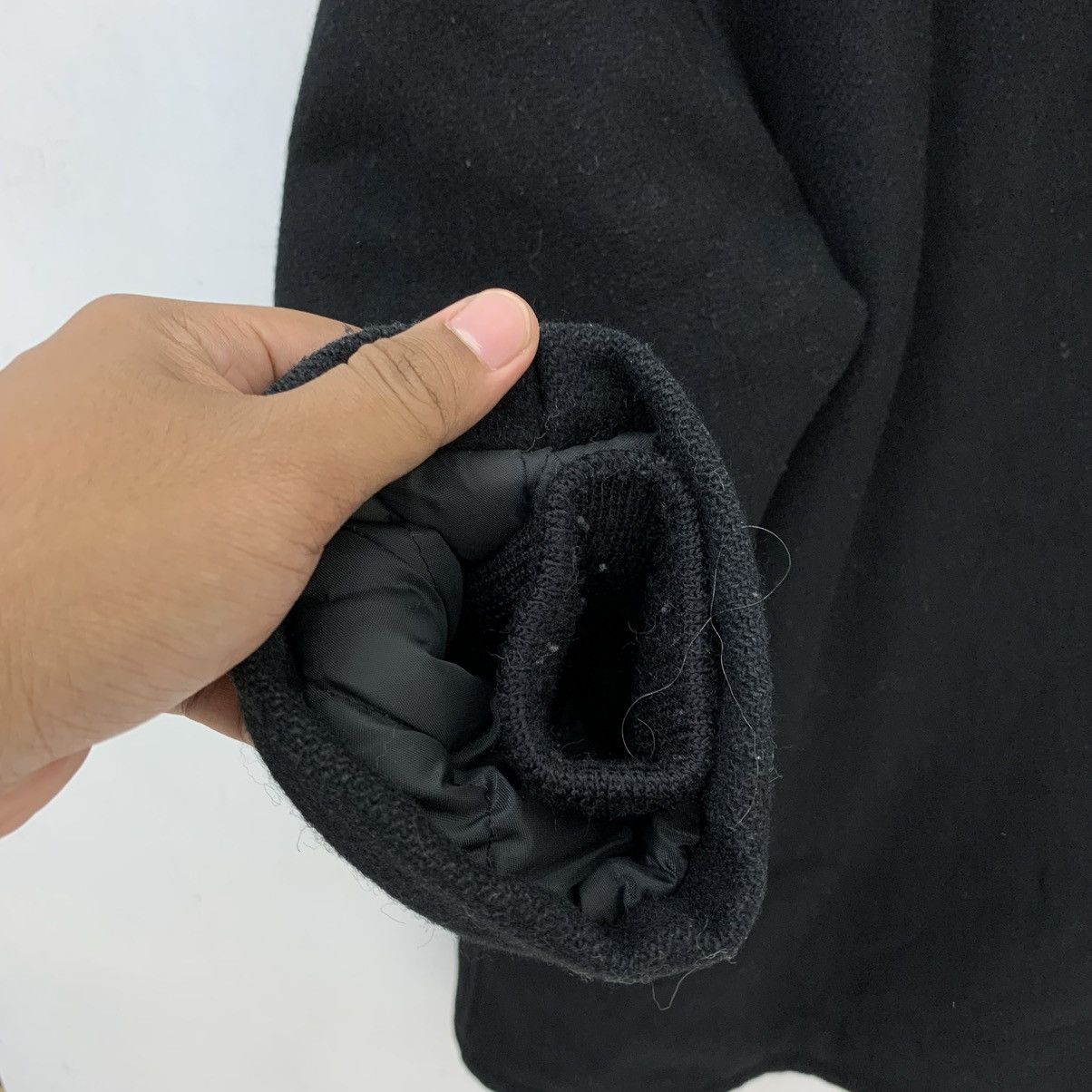 Schott × Vintage Black Schott NYC Fleece Sherpa Lining Hoodie Jacket Size US M / EU 48-50 / 2 - 11 Thumbnail
