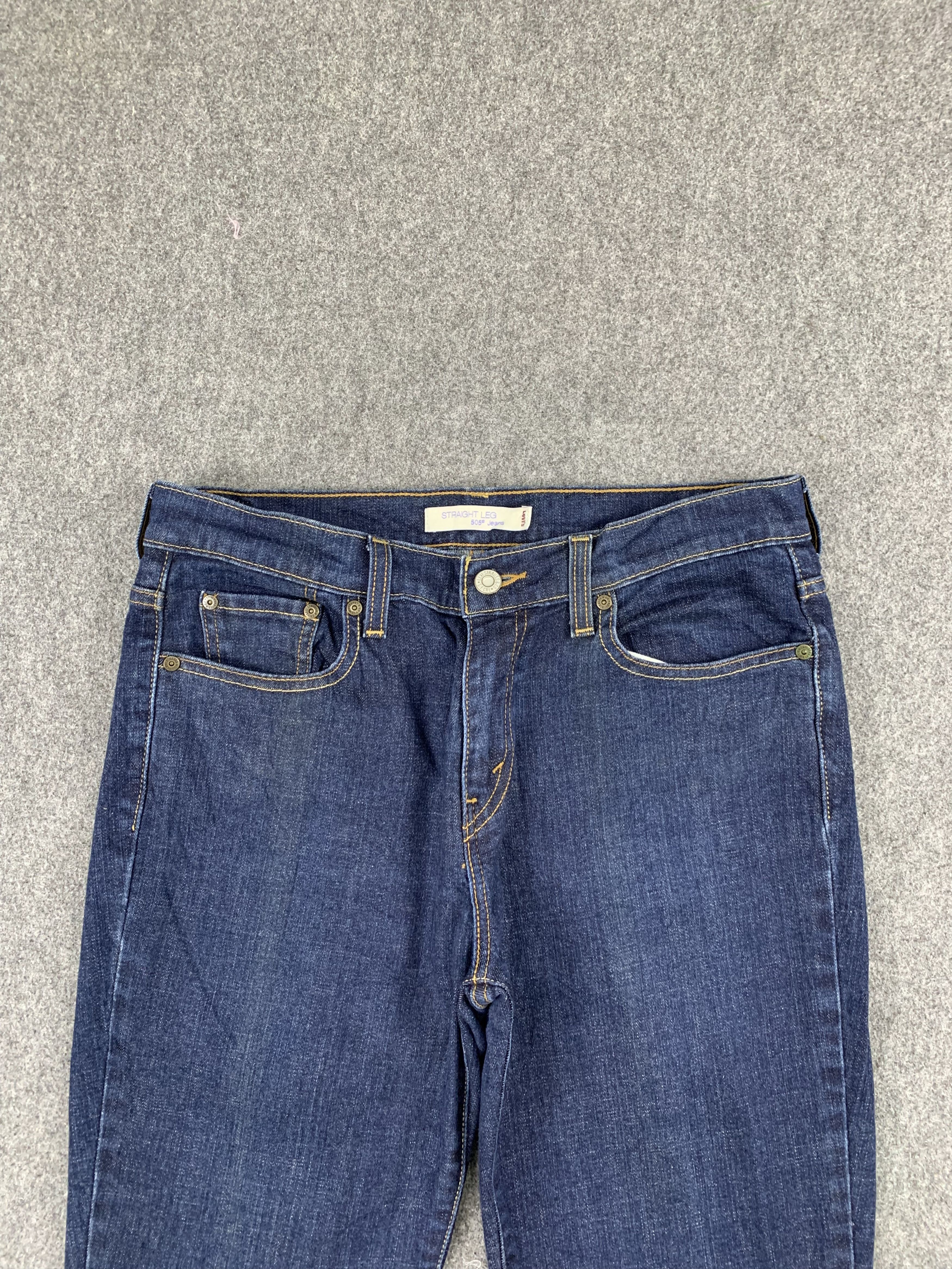 Levi's × Vintage Vintage Levis 505 Blue Denim Jeans DP1869 Size US 33 - 2 Thumbnail