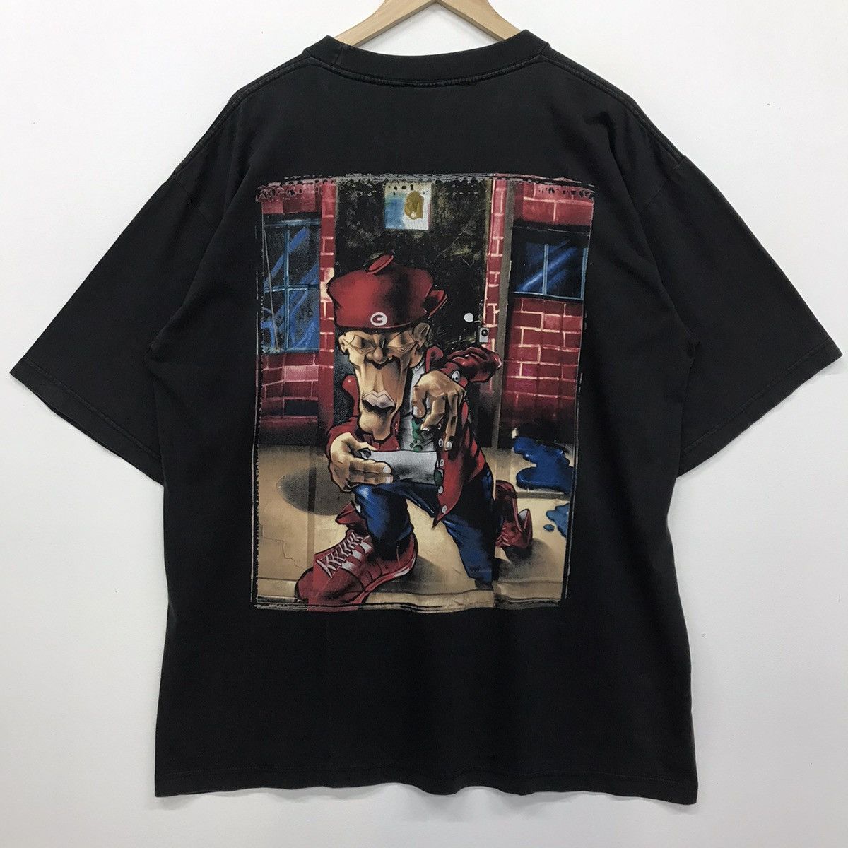 Vintage *Rare!!Vintage CONART hip hop grafiti graphics tee Size US XL / EU 56 / 4 - 4 Thumbnail