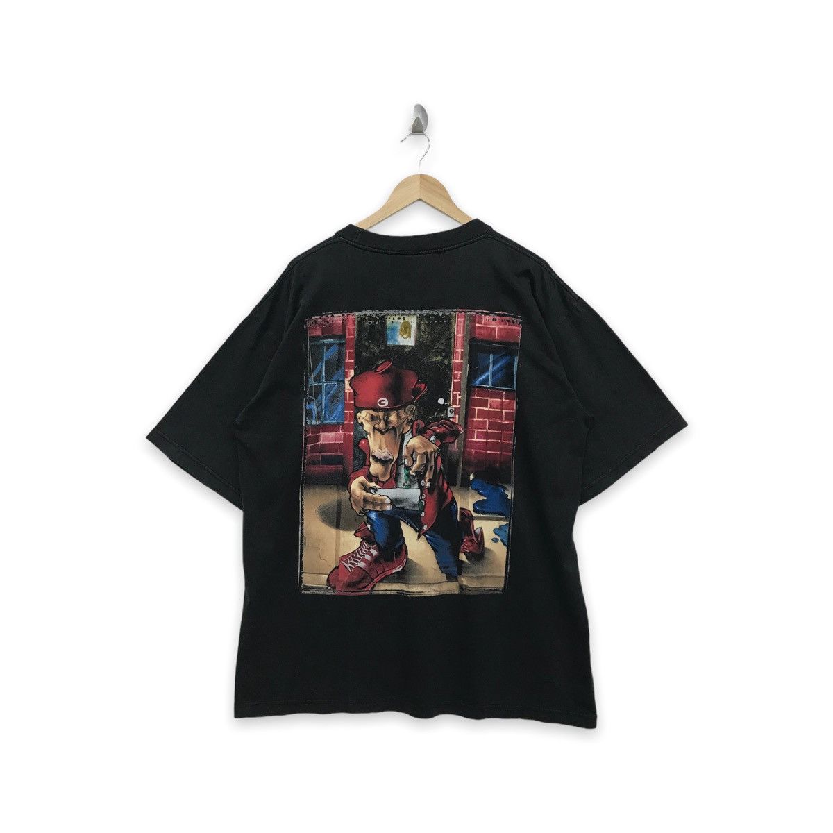 Vintage *Rare!!Vintage CONART hip hop grafiti graphics tee Size US XL / EU 56 / 4 - 1 Thumbnail