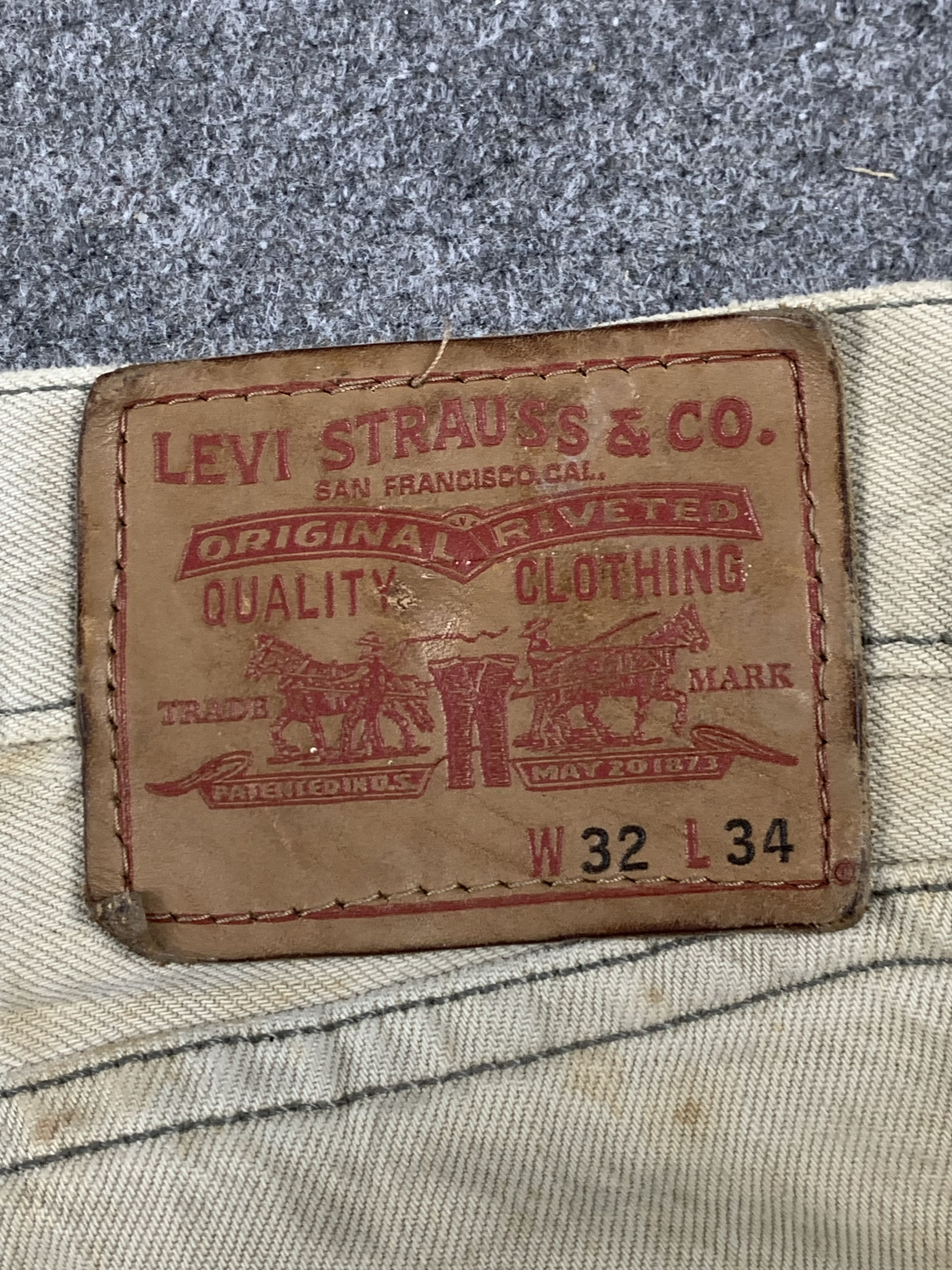 Levi's Vintage Levis Faded Jeans DP2033 Size US 33 - 5 Thumbnail