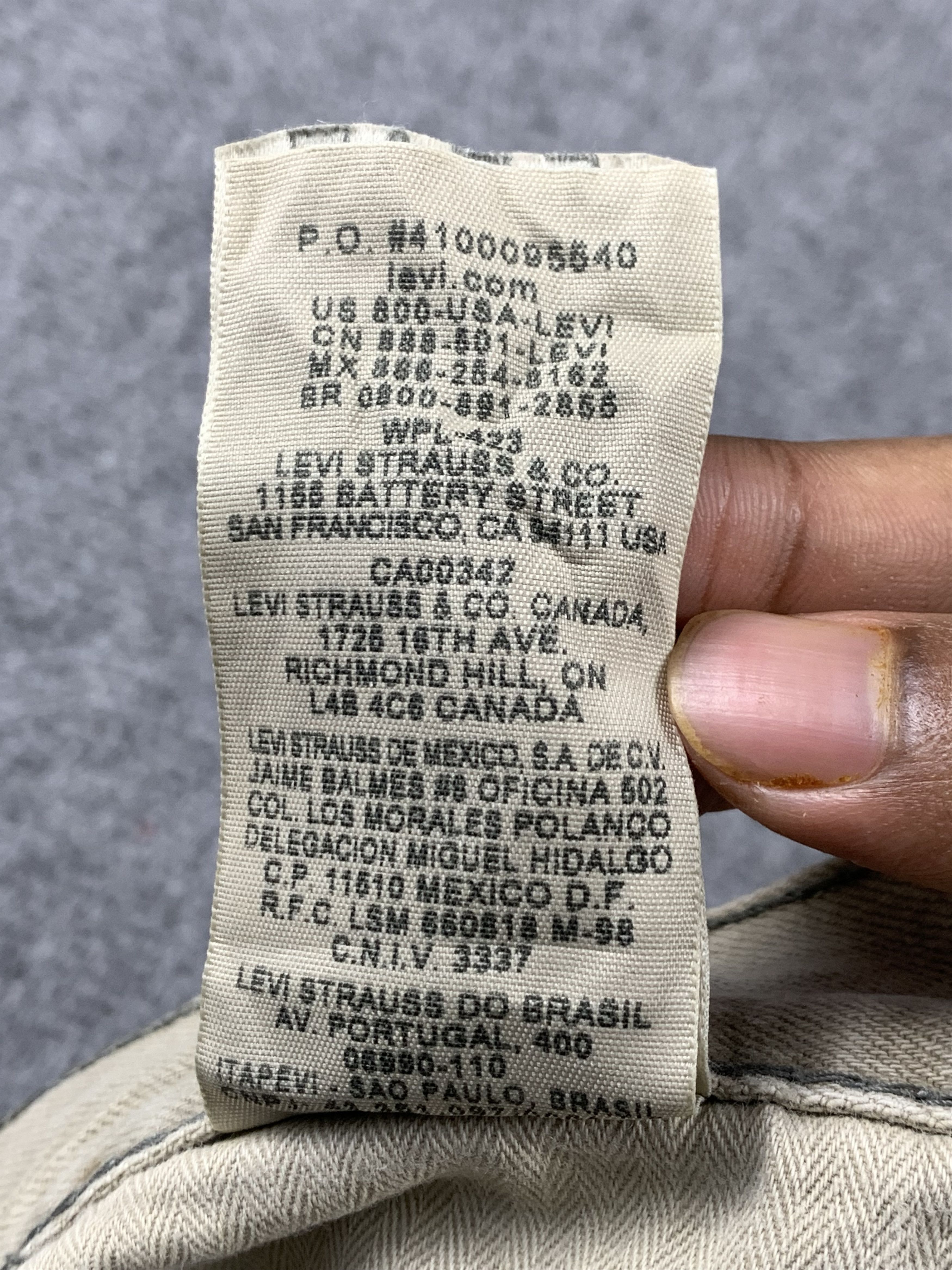 Levi's Vintage Levis Faded Jeans DP2033 Size US 33 - 9 Thumbnail