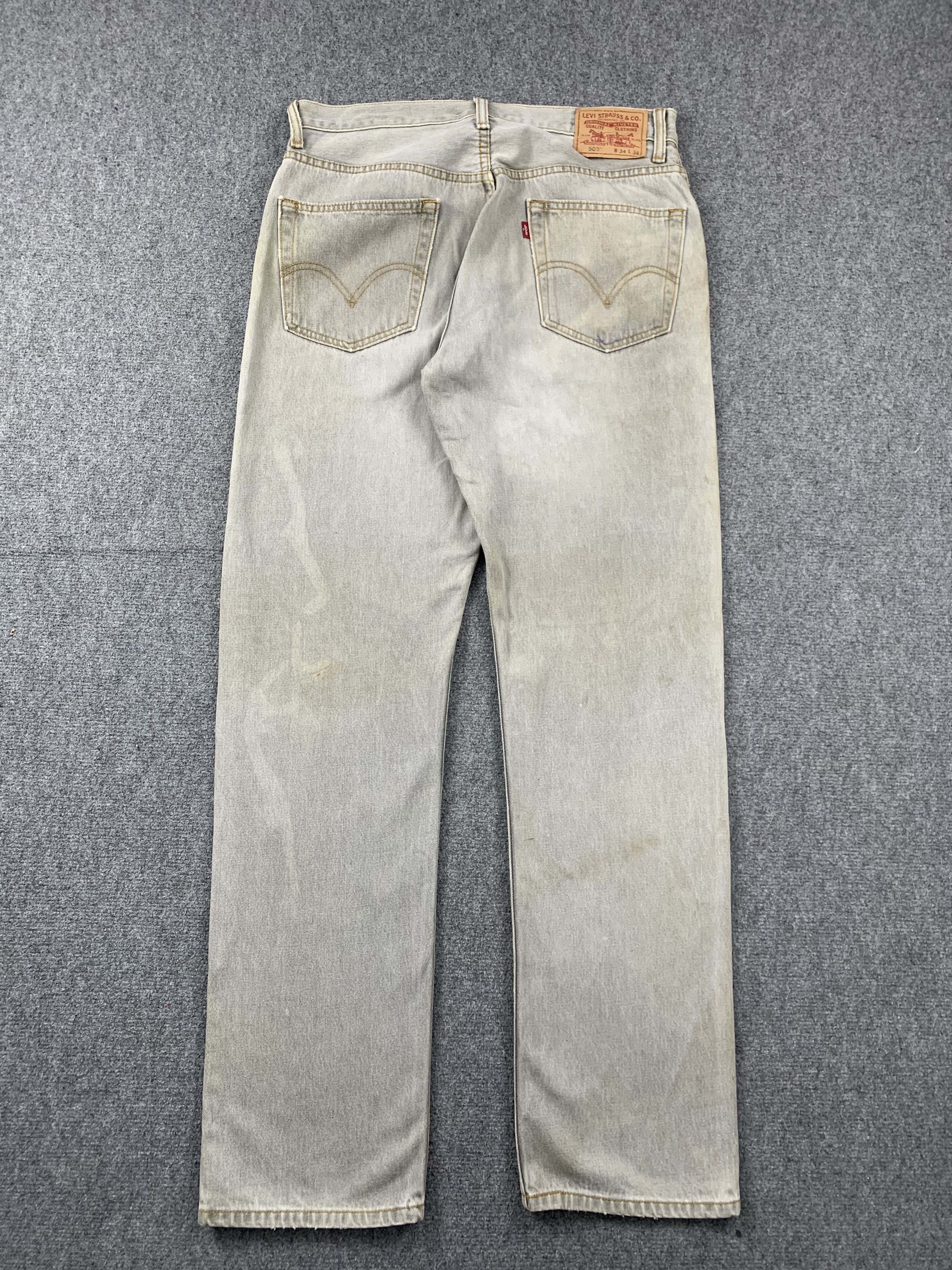 Levi's Vintage Levis 505 Faded Black Jeans DP2034 Size US 33 - 3 Thumbnail