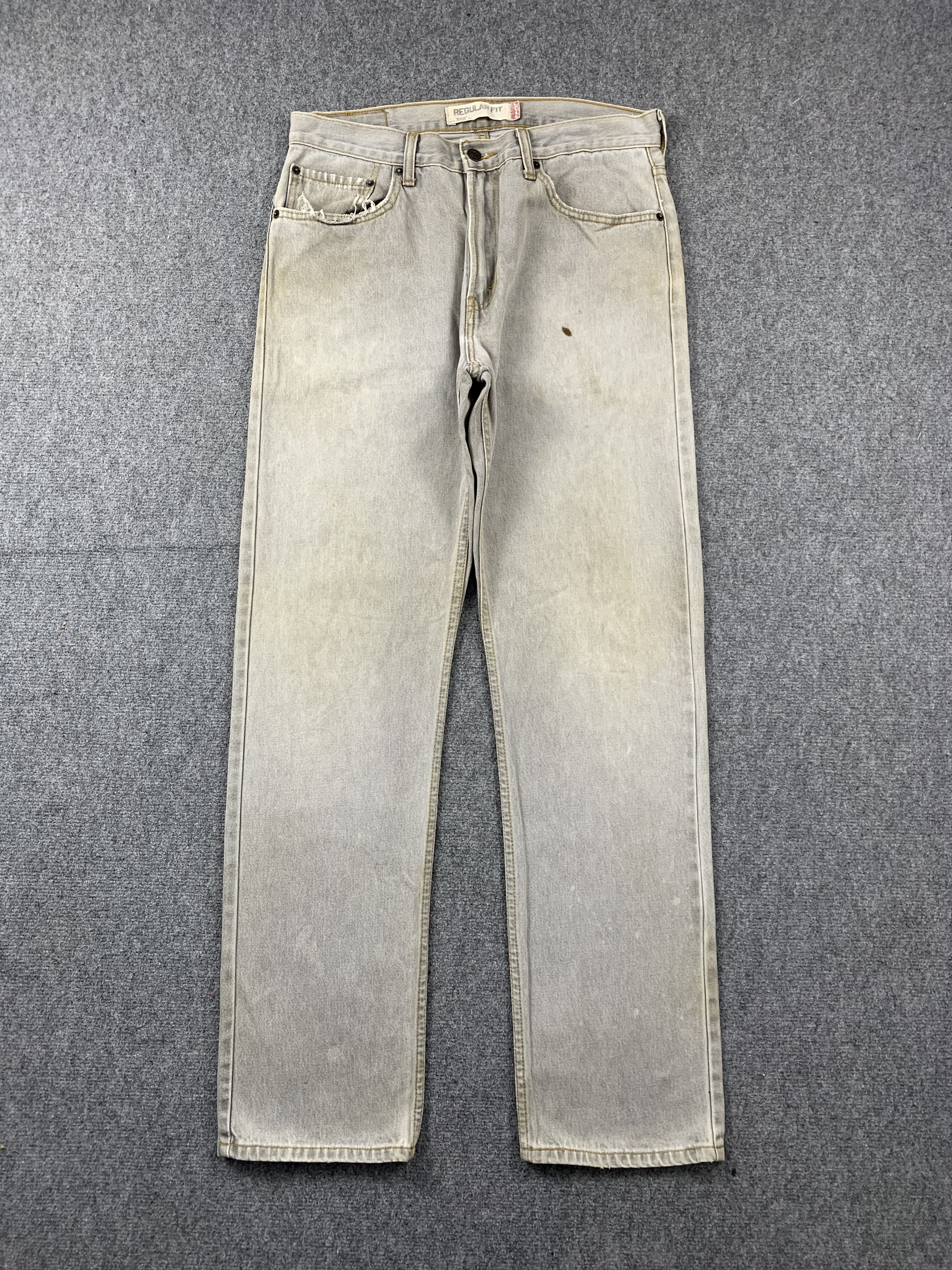 Levi's Vintage Levis 505 Faded Black Jeans DP2034 Size US 33 - 1 Thumbnail