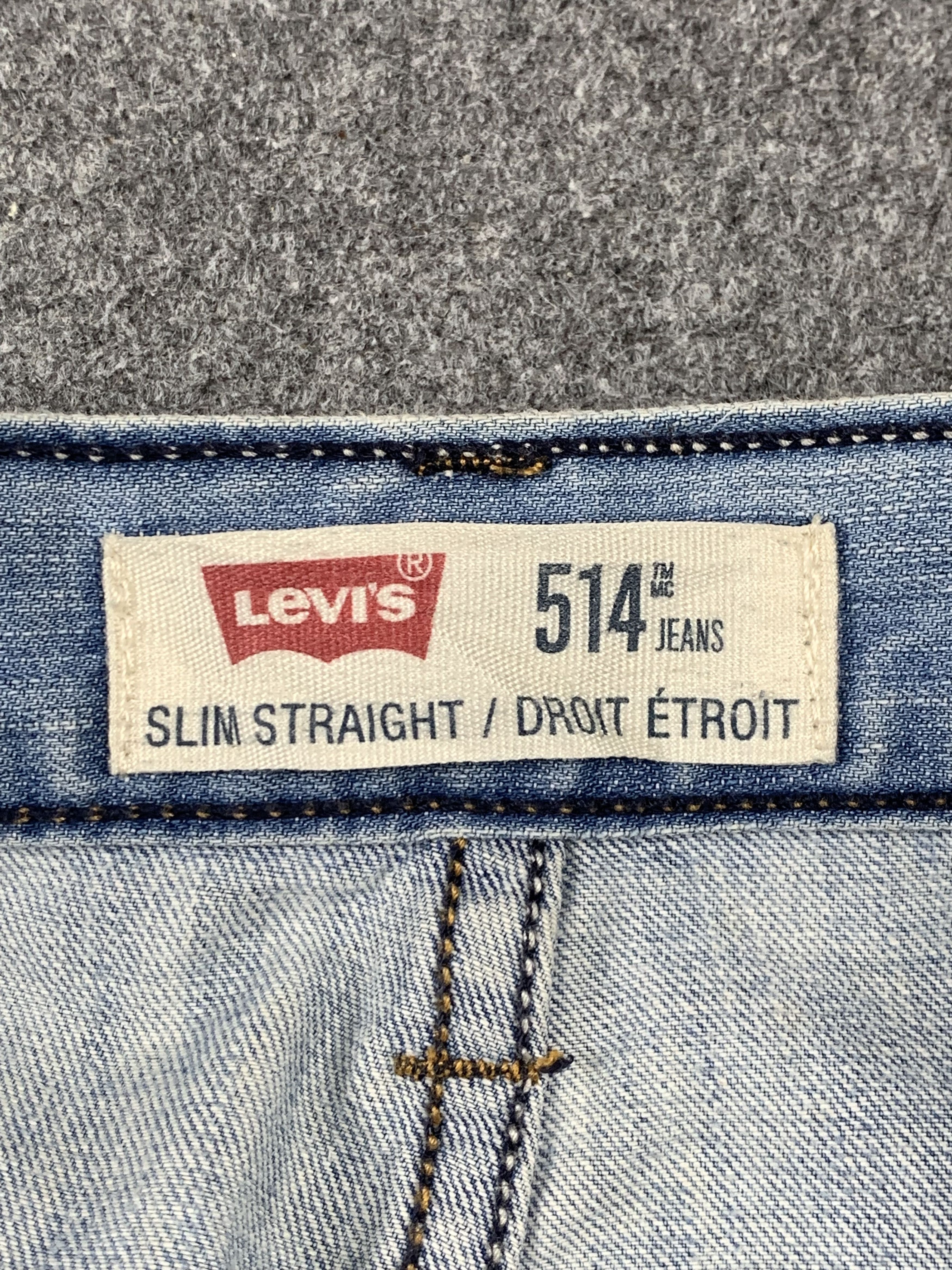 Levi's Vintage Levis 514 Light Wash Jeans DP2042 Size US 33 - 6 Thumbnail