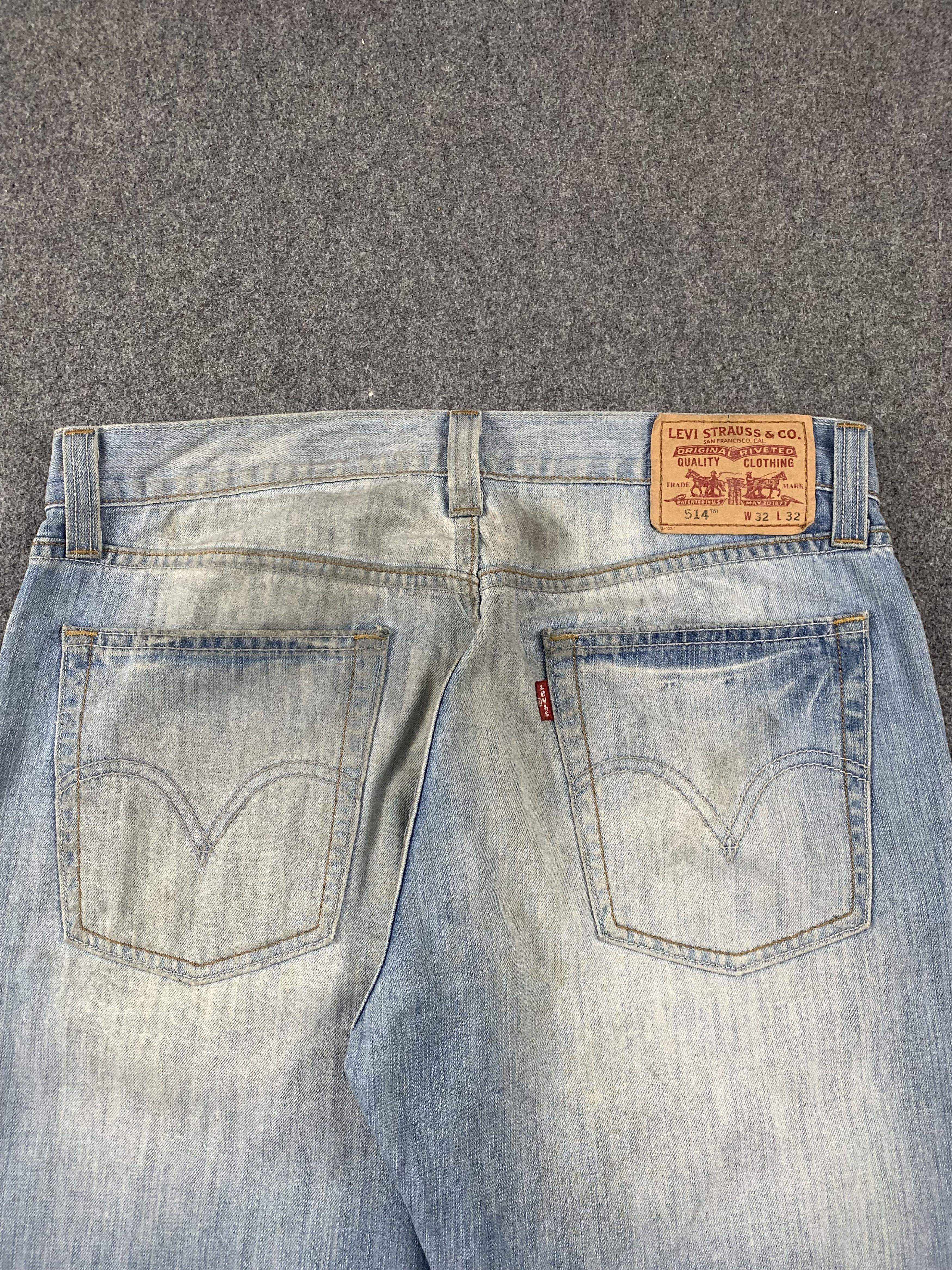 Levi's Vintage Levis 514 Light Wash Jeans DP2042 Size US 33 - 4 Thumbnail