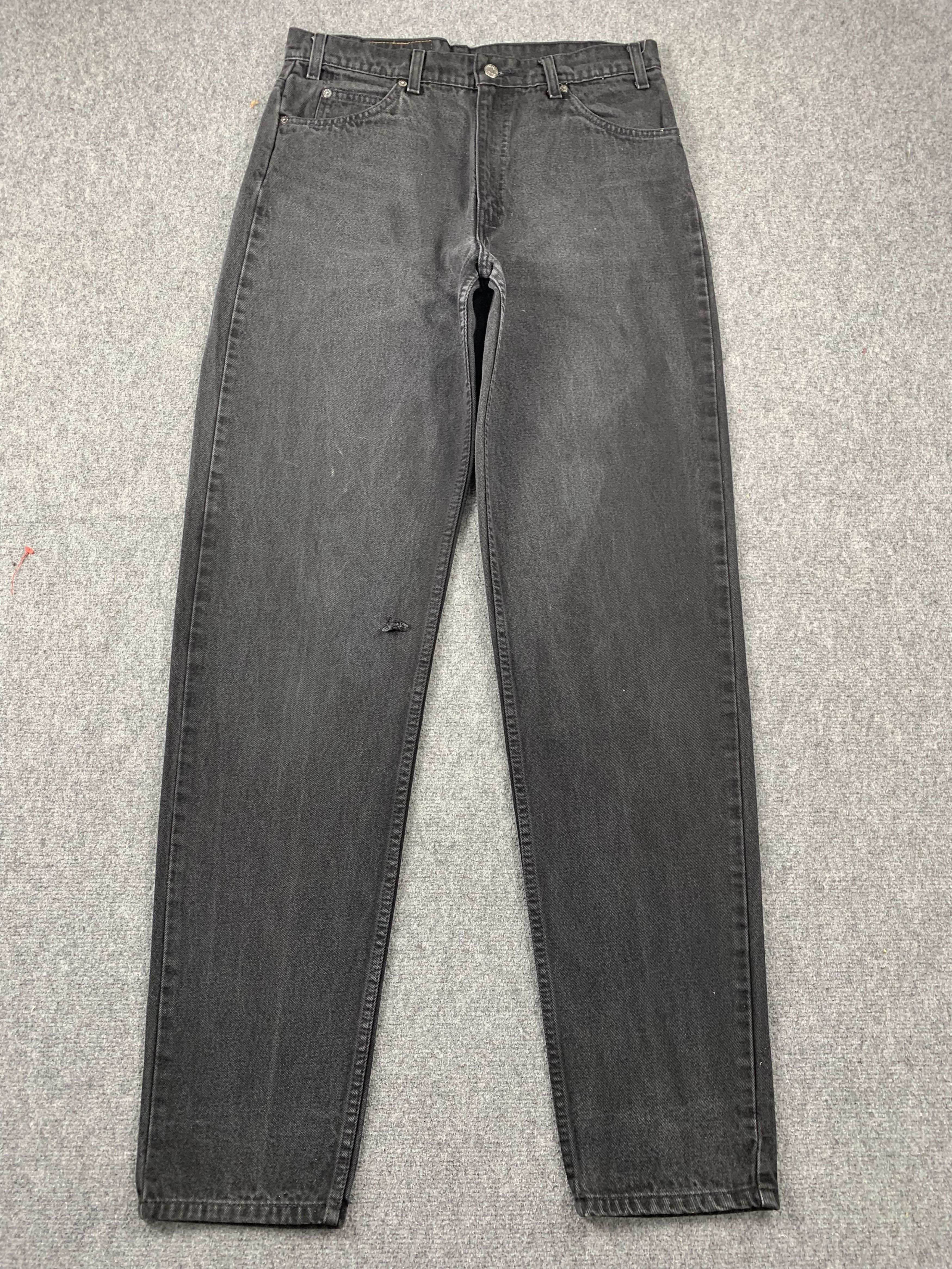 Levi's Vintage 90s Levis 550 Orange Tab Faded Black Jeans DP2128 Size US 33 - 1 Thumbnail