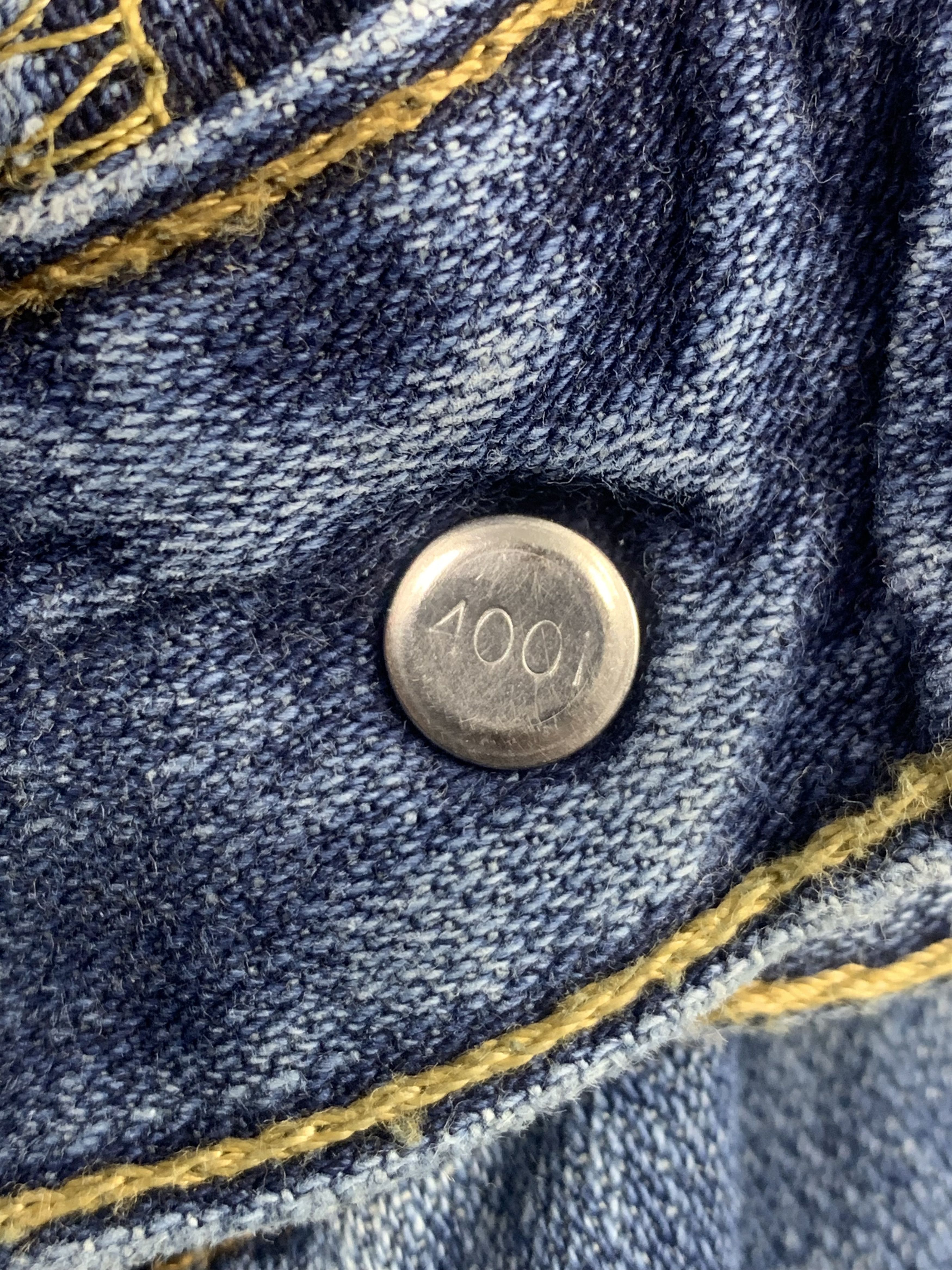 Levi's Vintage Levis 514 Faded Blue Jeans DP2066 Size US 33 - 14 Thumbnail