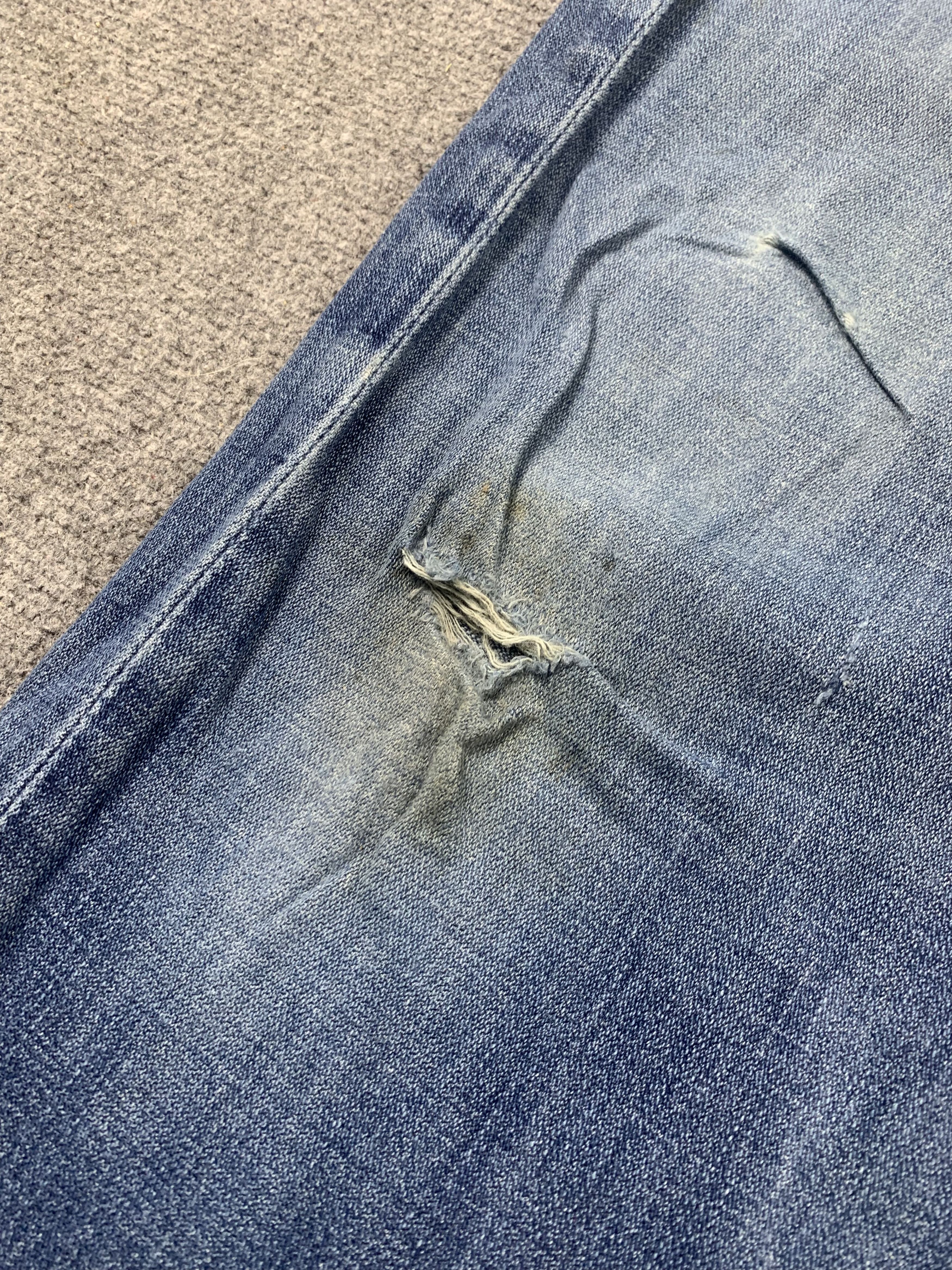 Levi's Vintage Levis 514 Faded Blue Jeans DP2066 Size US 33 - 10 Thumbnail