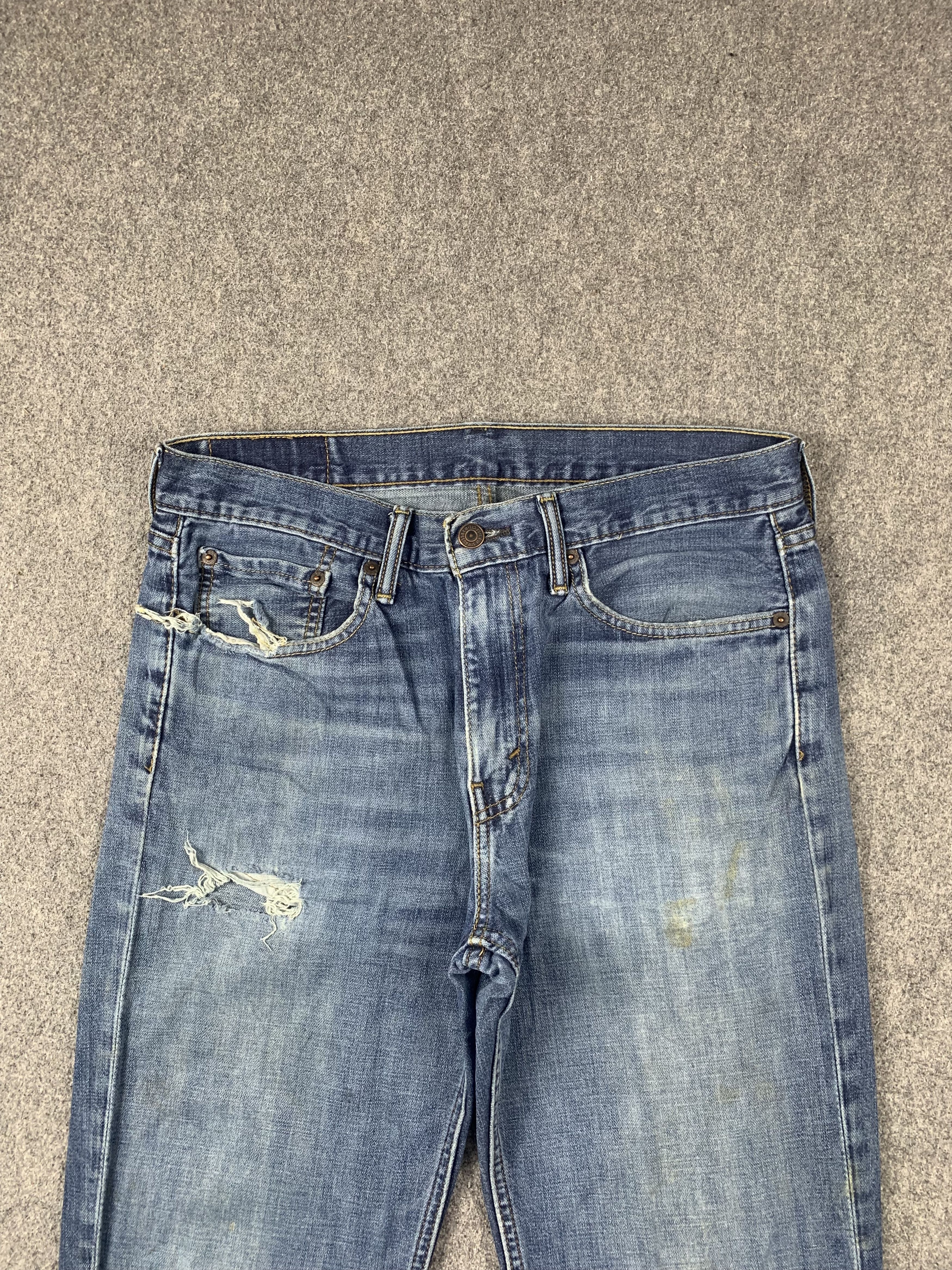 Levi's Vintage Levis 514 Faded Blue Jeans DP2066 Size US 33 - 2 Thumbnail
