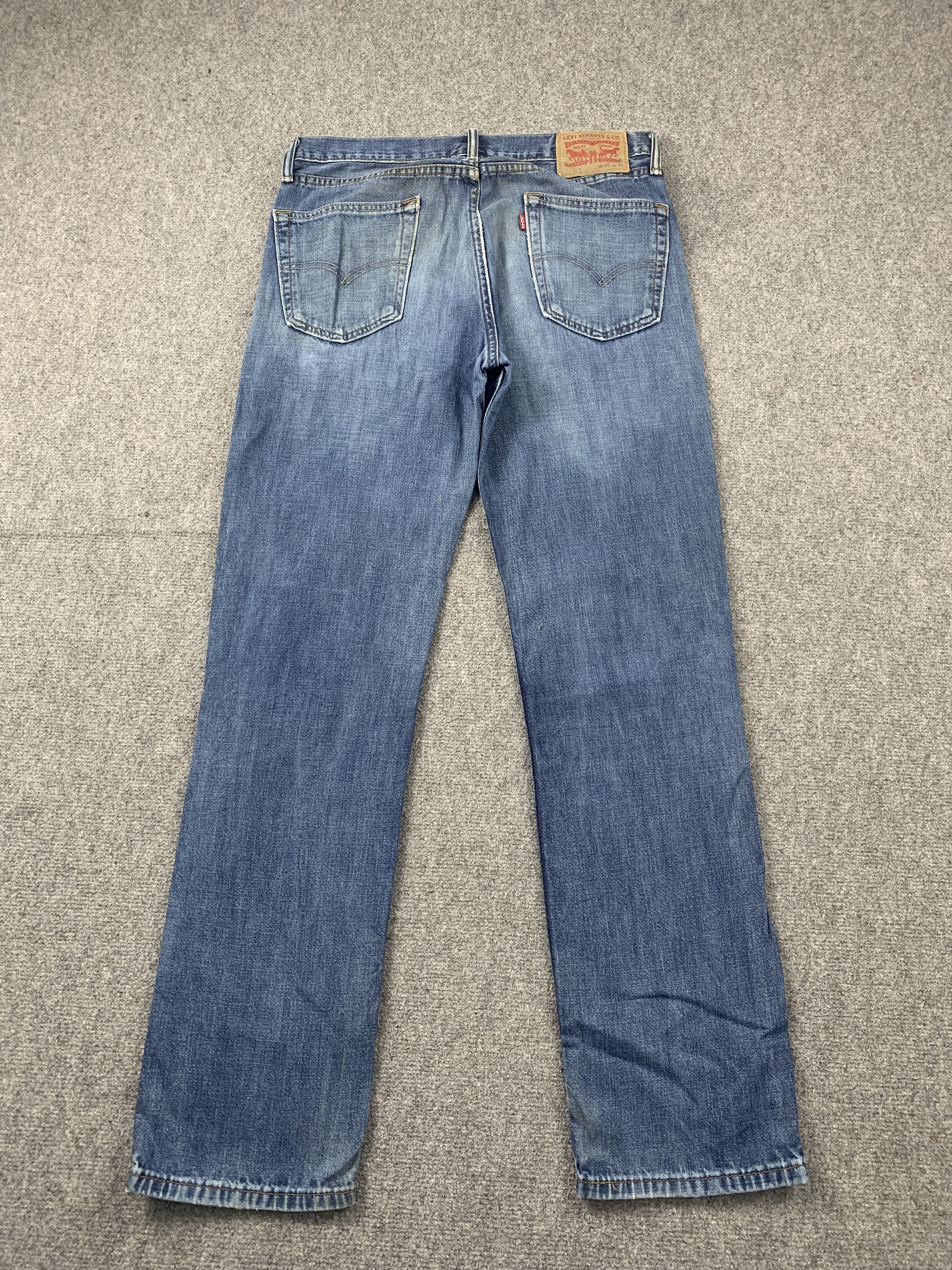 Levi's Vintage Levis 514 Faded Blue Jeans DP2066 Size US 33 - 3 Thumbnail