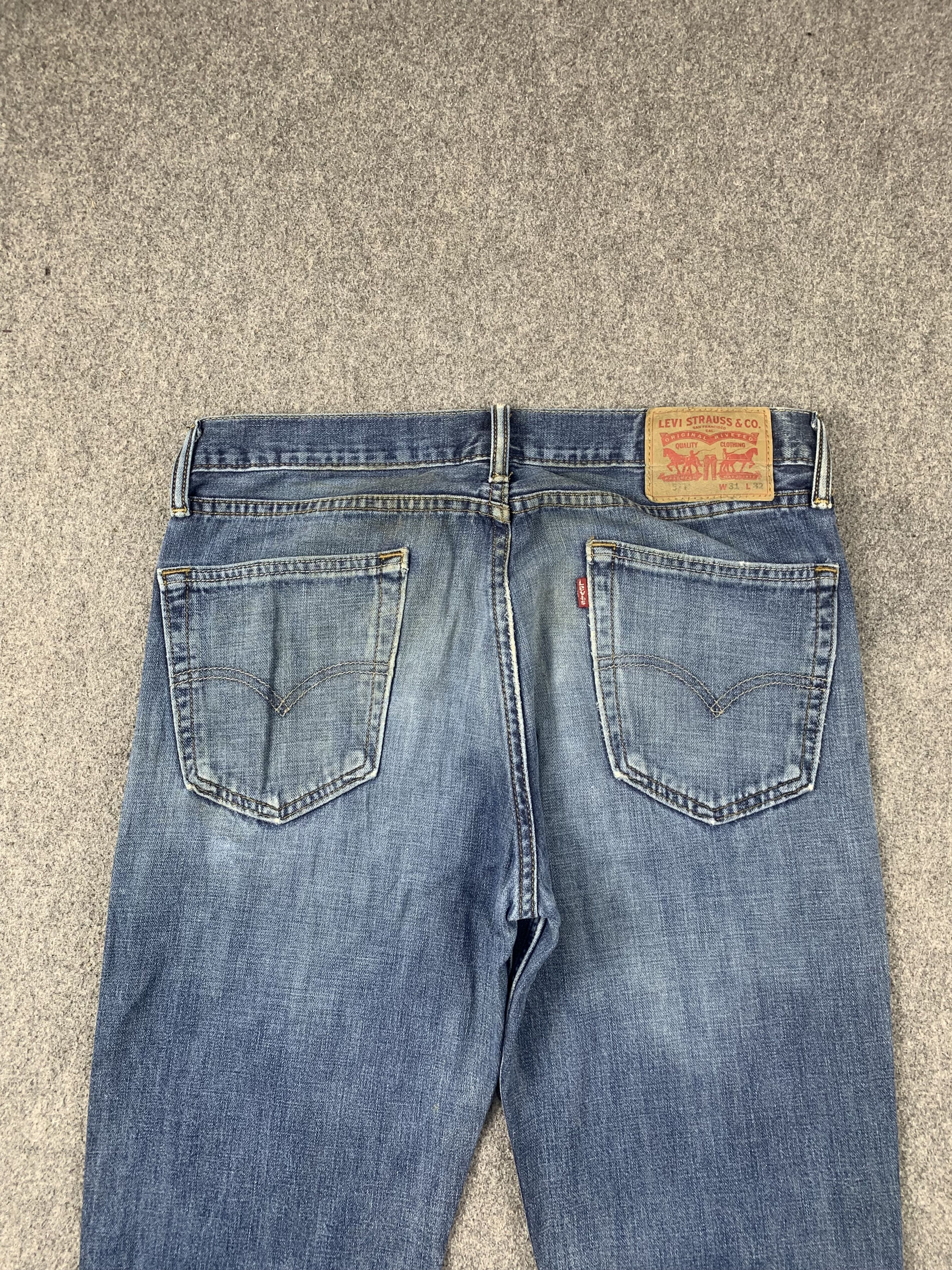 Levi's Vintage Levis 514 Faded Blue Jeans DP2066 Size US 33 - 4 Thumbnail