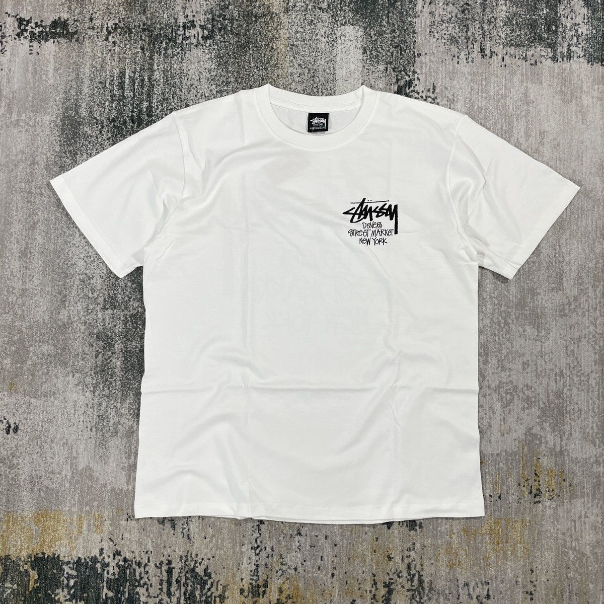 Stussy STUSSY DSM NY TEE WHITE - LARGE Size US L / EU 52-54 / 3 - 2 Thumbnail
