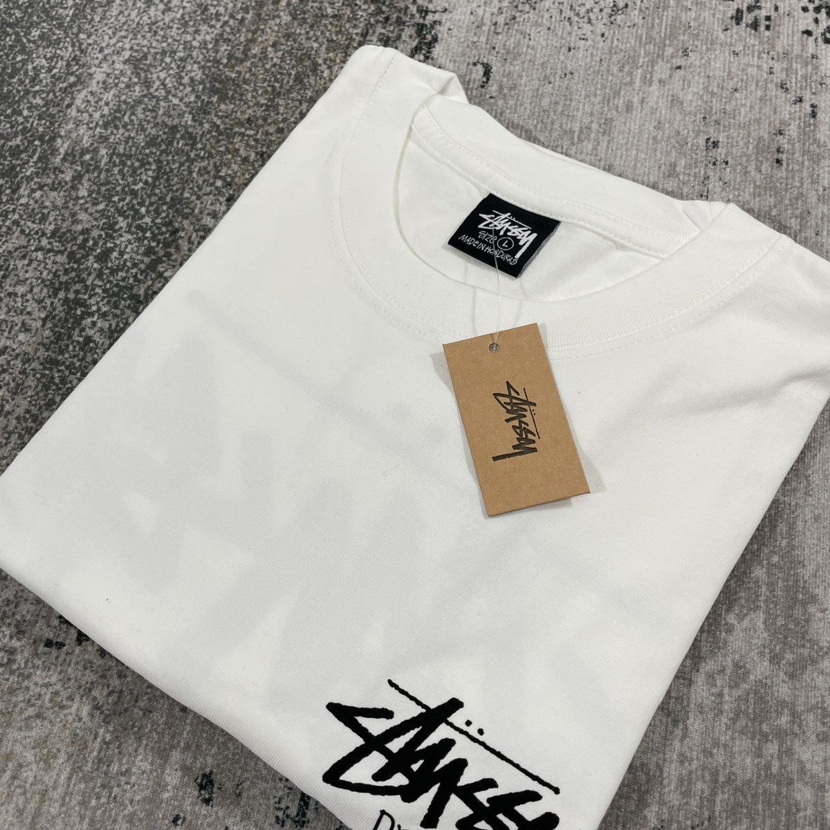 Stussy STUSSY DSM NY TEE WHITE - LARGE Size US L / EU 52-54 / 3 - 3 Thumbnail