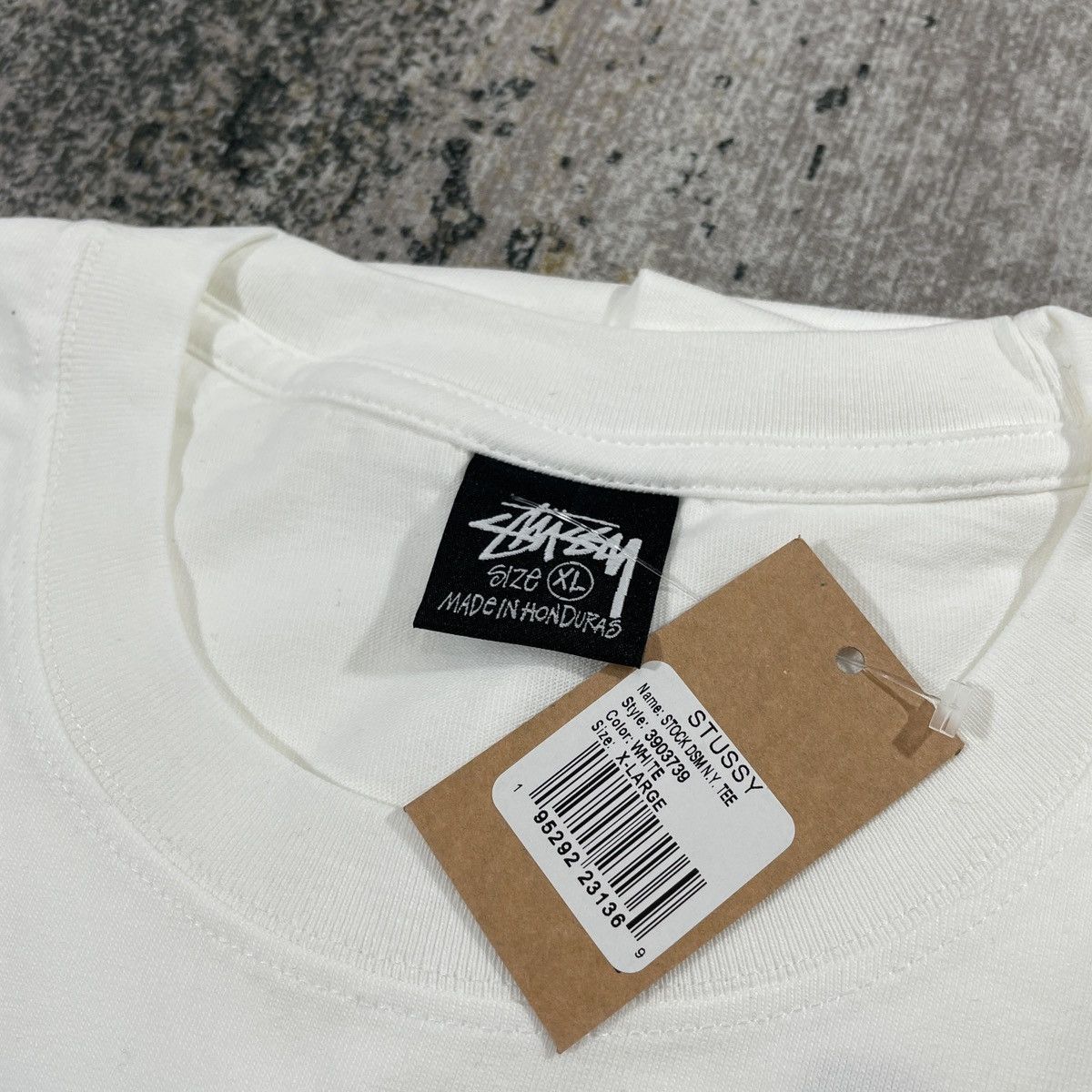 Stussy STUSSY TSHIRT WHITE - XLARGE Size US XL / EU 56 / 4 - 4 Thumbnail
