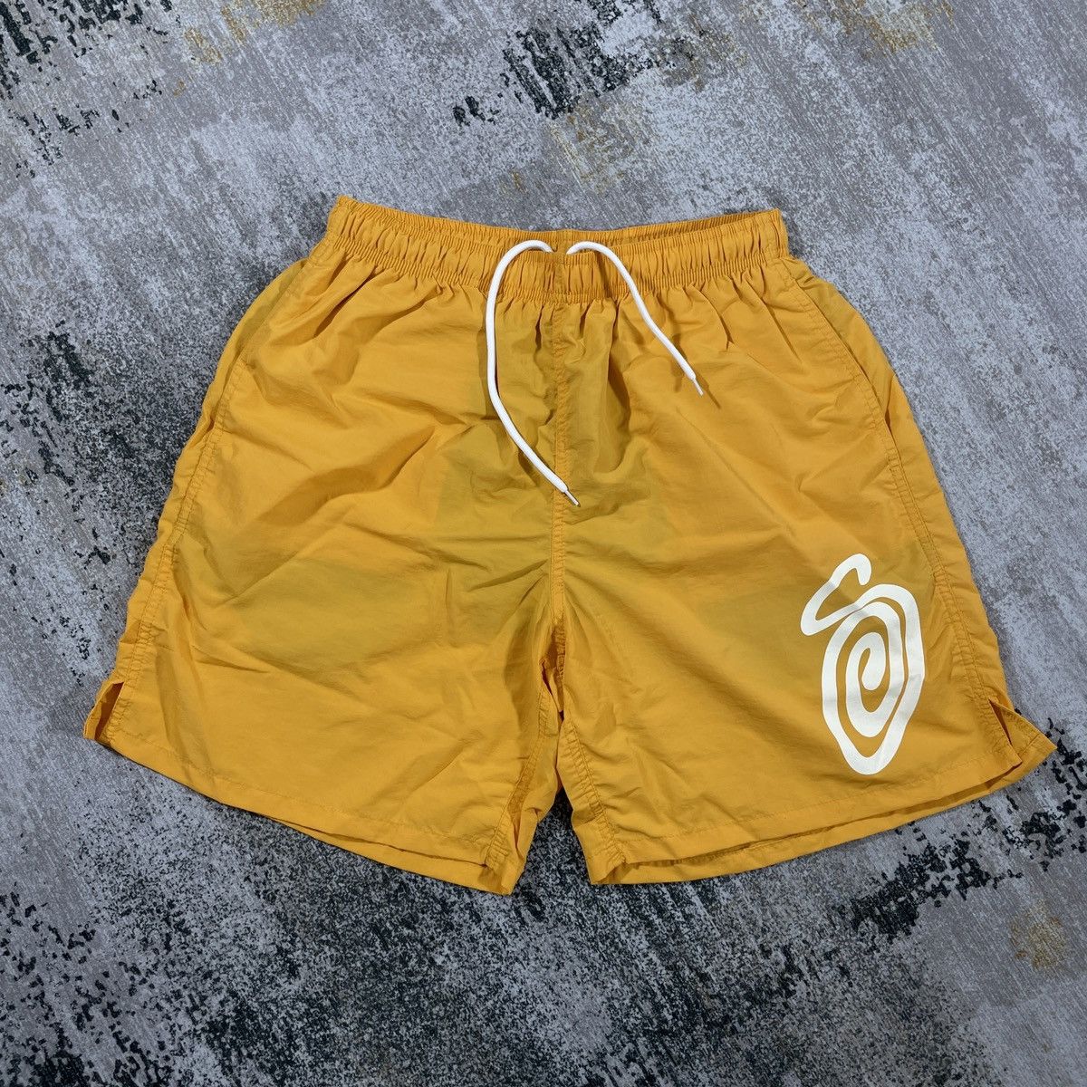 stussy-stussy-curl-s-logo-beachshort-m-grailed