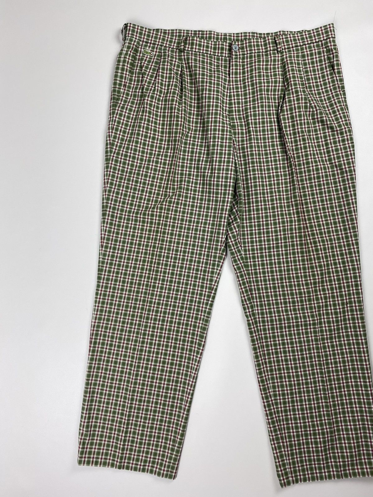 Lacoste Chemise Lacoste vintage men’s checked chino pants trousers Size US 40 / EU 56 - 2 Thumbnail