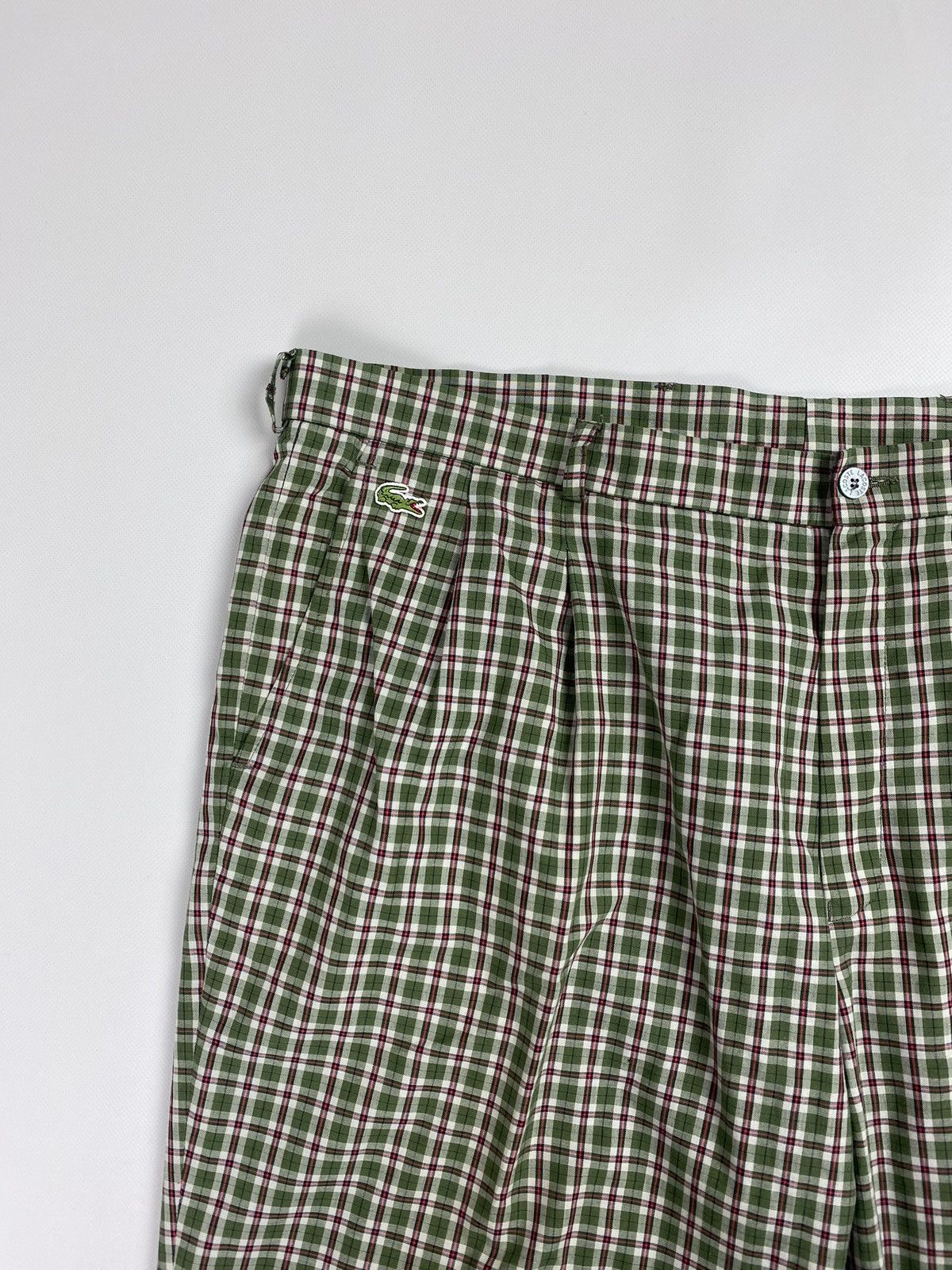 Lacoste Chemise Lacoste vintage men’s checked chino pants trousers Size US 40 / EU 56 - 6 Thumbnail