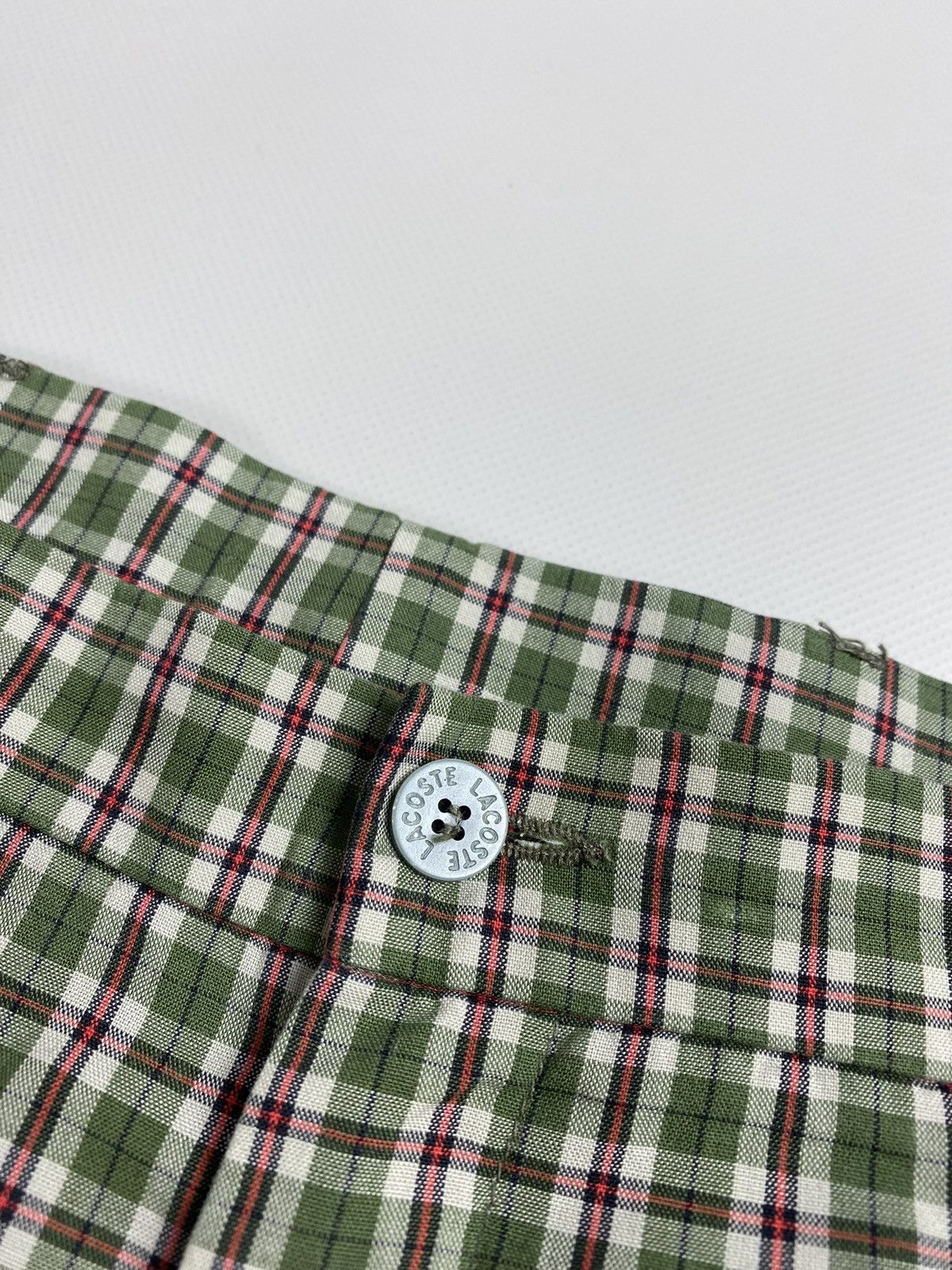 Lacoste Chemise Lacoste vintage men’s checked chino pants trousers Size US 40 / EU 56 - 13 Thumbnail