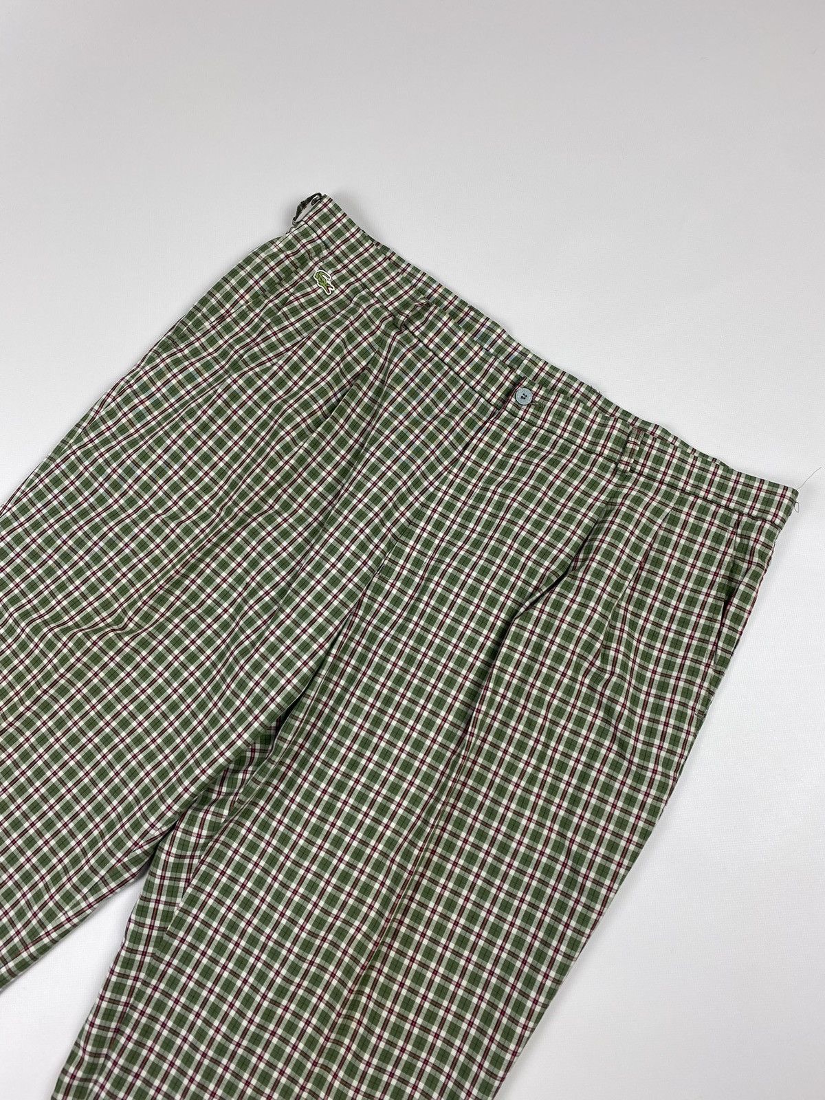 Lacoste Chemise Lacoste vintage men’s checked chino pants trousers Size US 40 / EU 56 - 4 Thumbnail